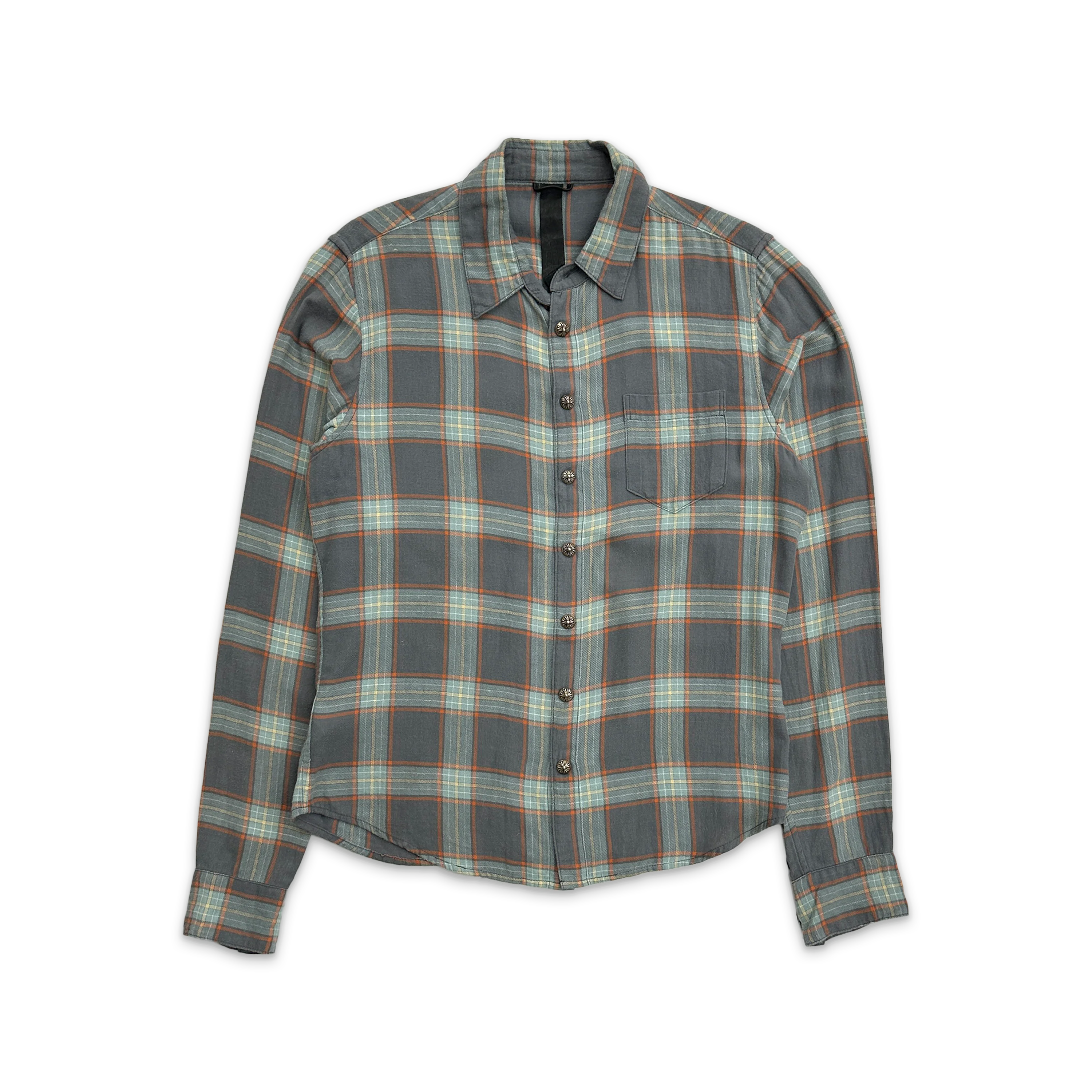 Sex Records Button Up Flannel "Slate"