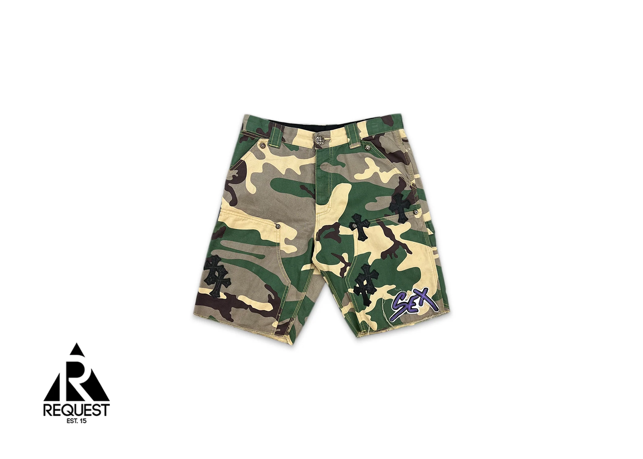 Sex Records Shorts "Green Camo"