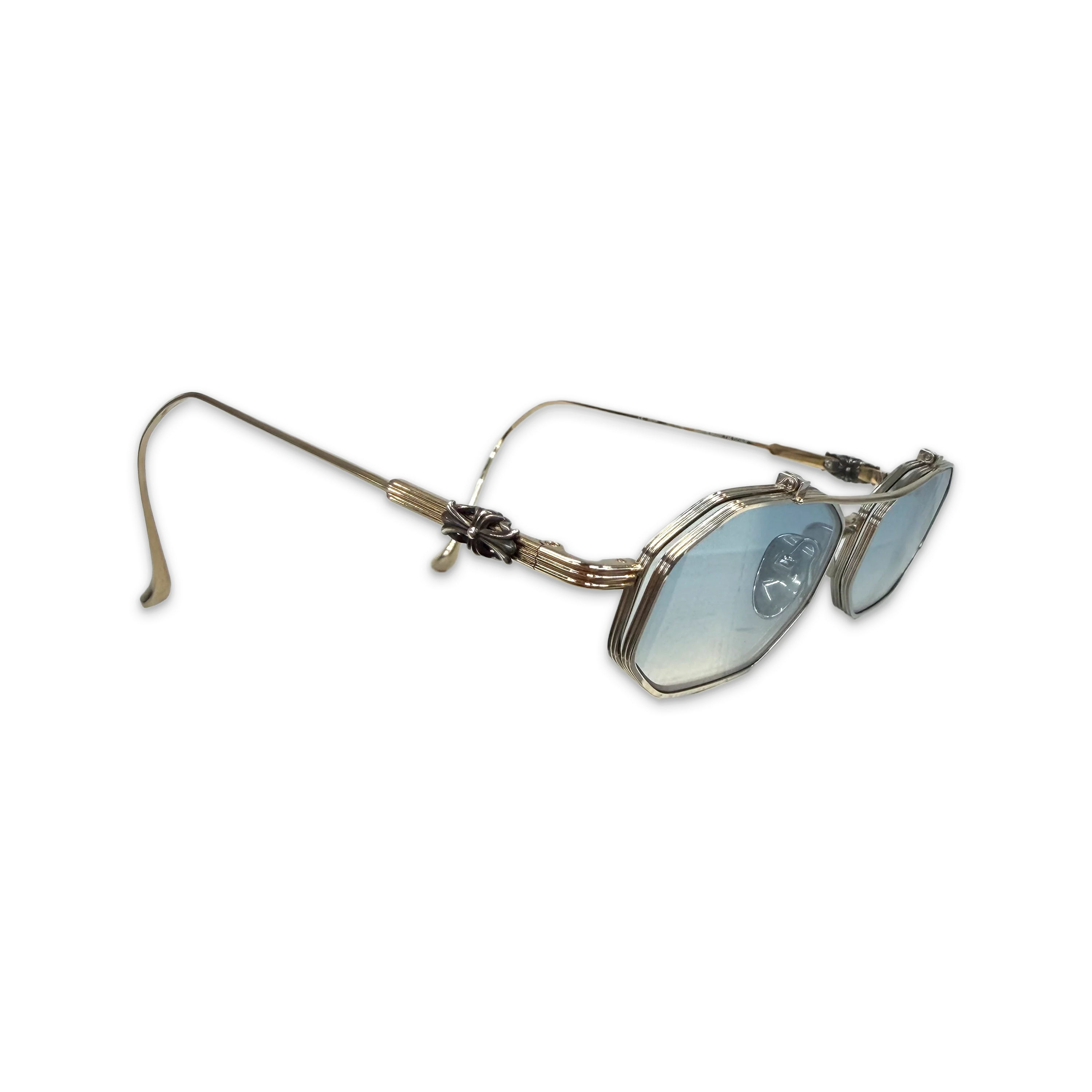 She's Mine I'm Done Sunglasses "Blue Tint/Gold" - Image 3