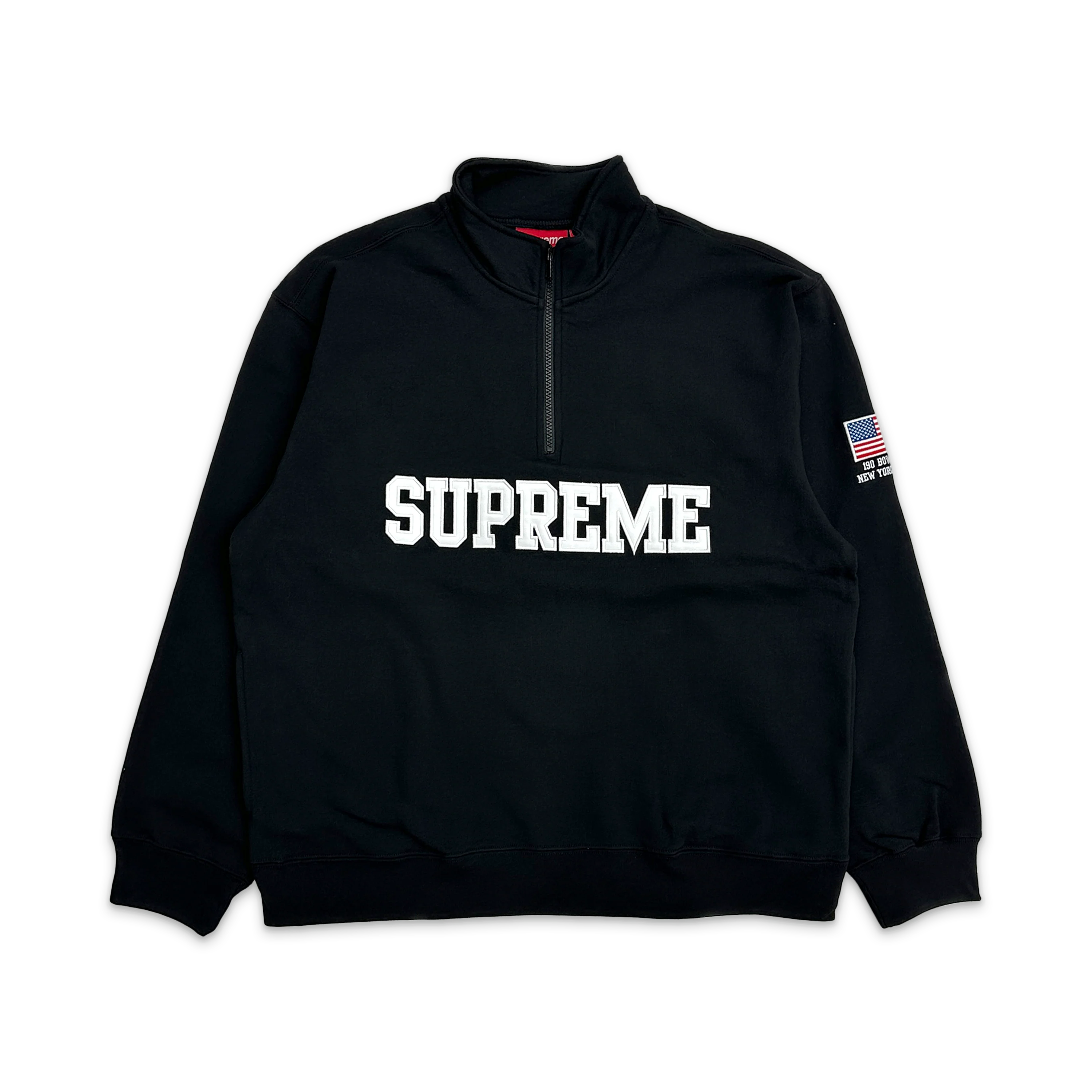 Shop Flag Half Zip Pullover SS26 "Black/New York"