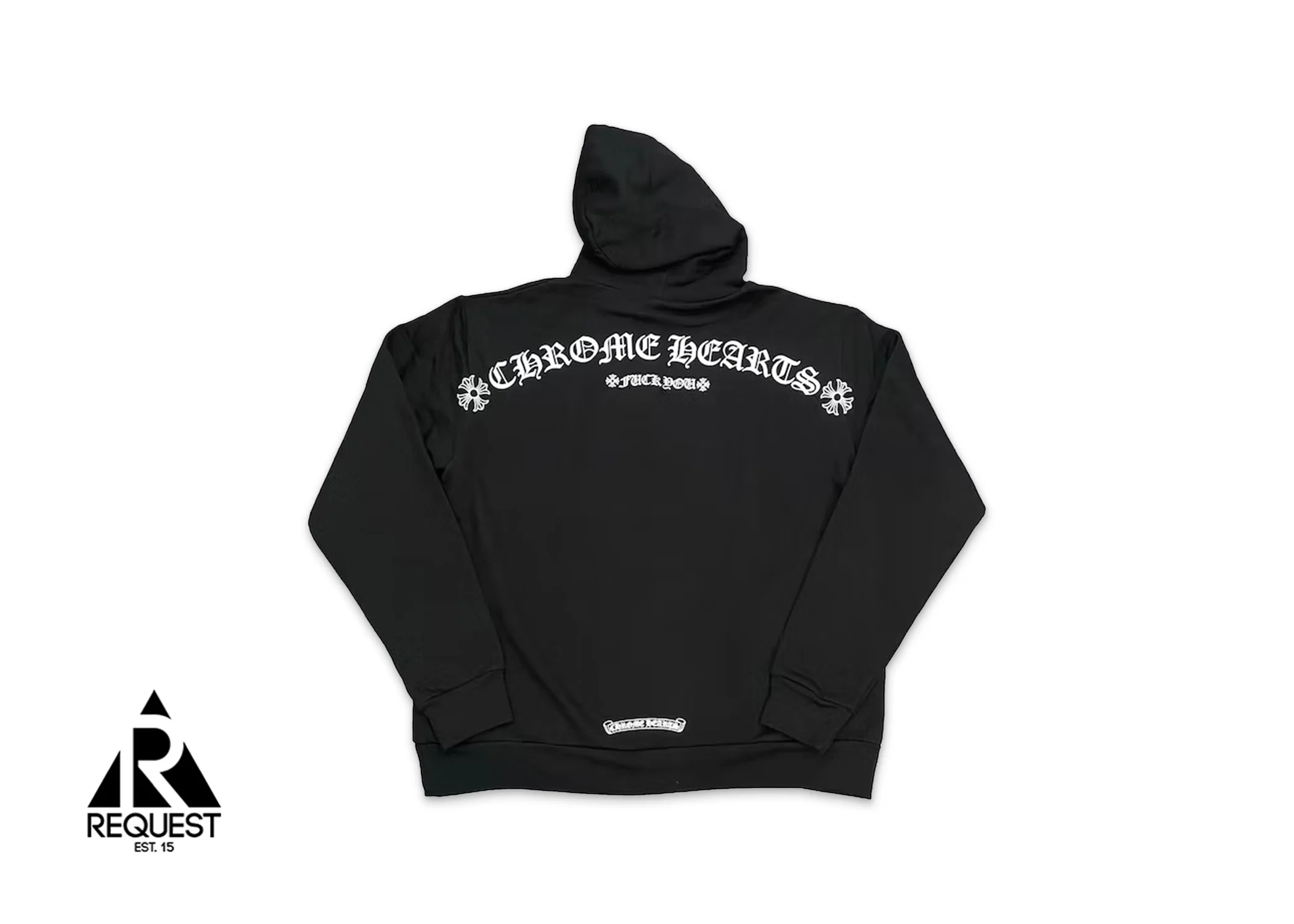 Shoulder Logo FU Hoodie "Black" - Image 2