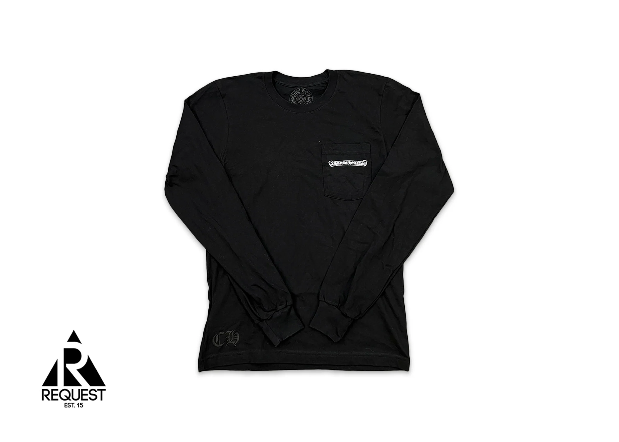 Shoulder Logo L/S Tee "Black"
