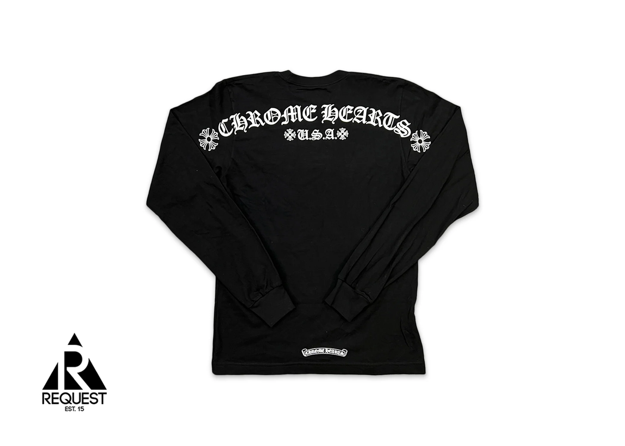 Shoulder Logo L/S Tee "Black" - Image 2