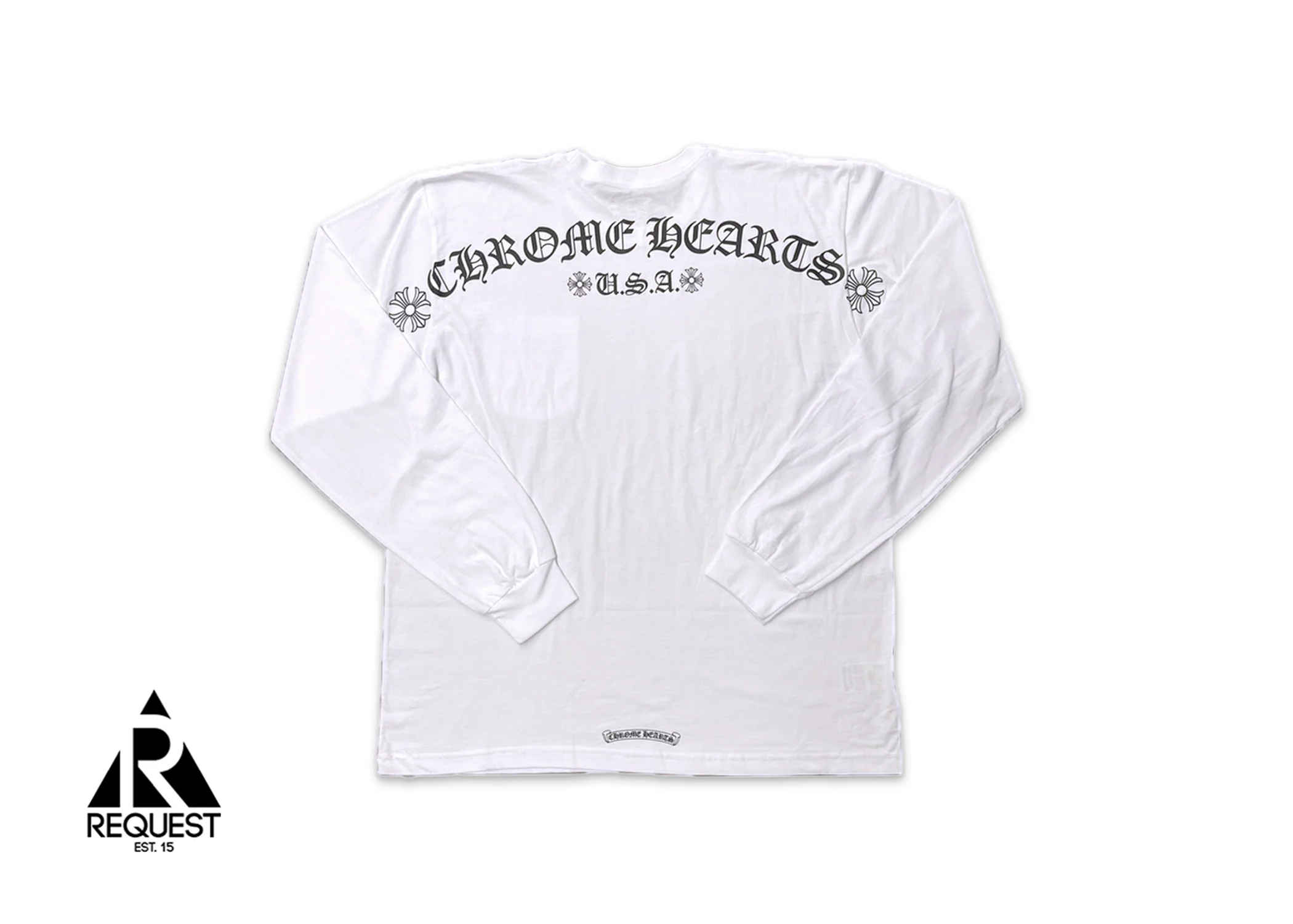 Shoulder Logo L/S Tee "White" - Image 2