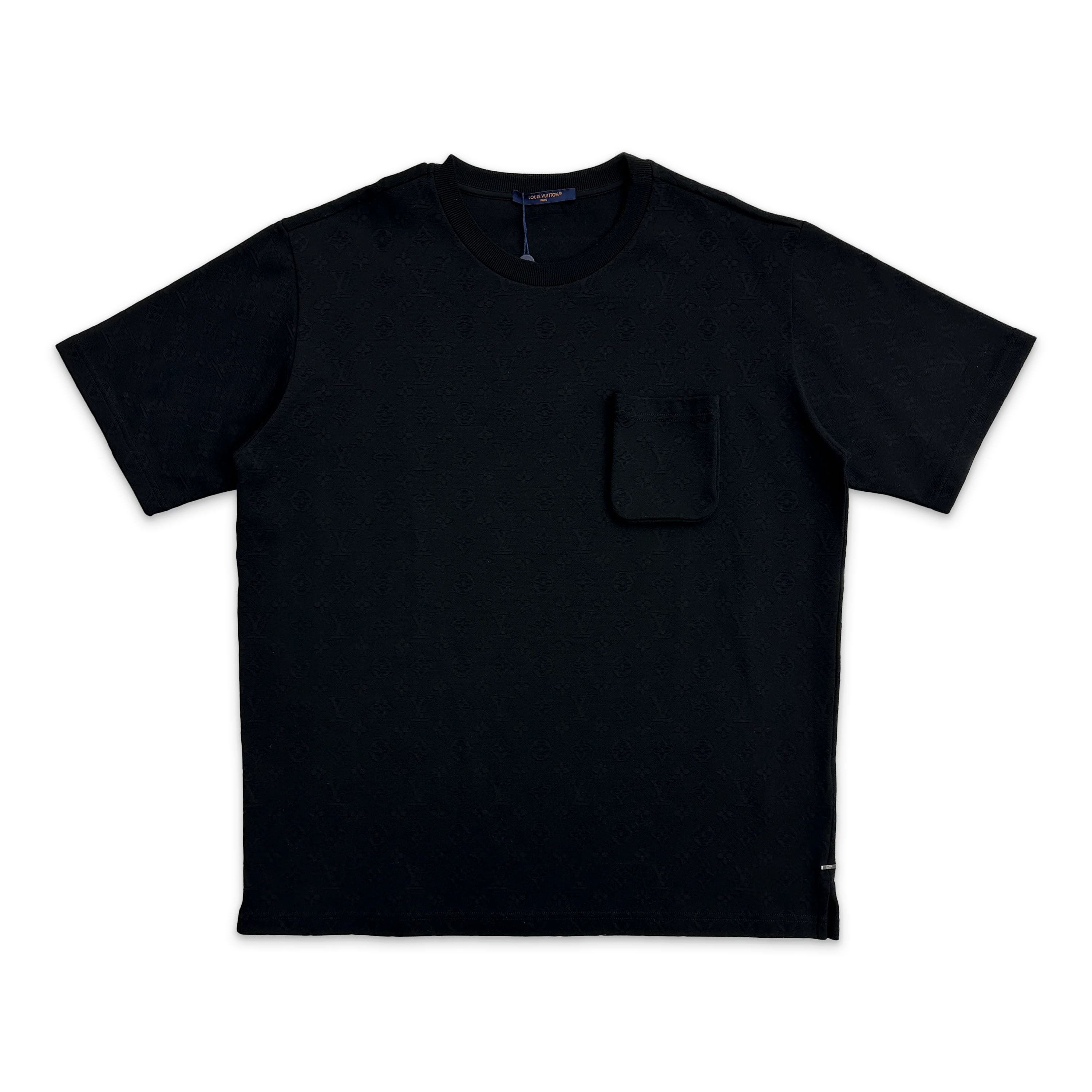 Signature 3D Monogram Pocket Tee "Black"