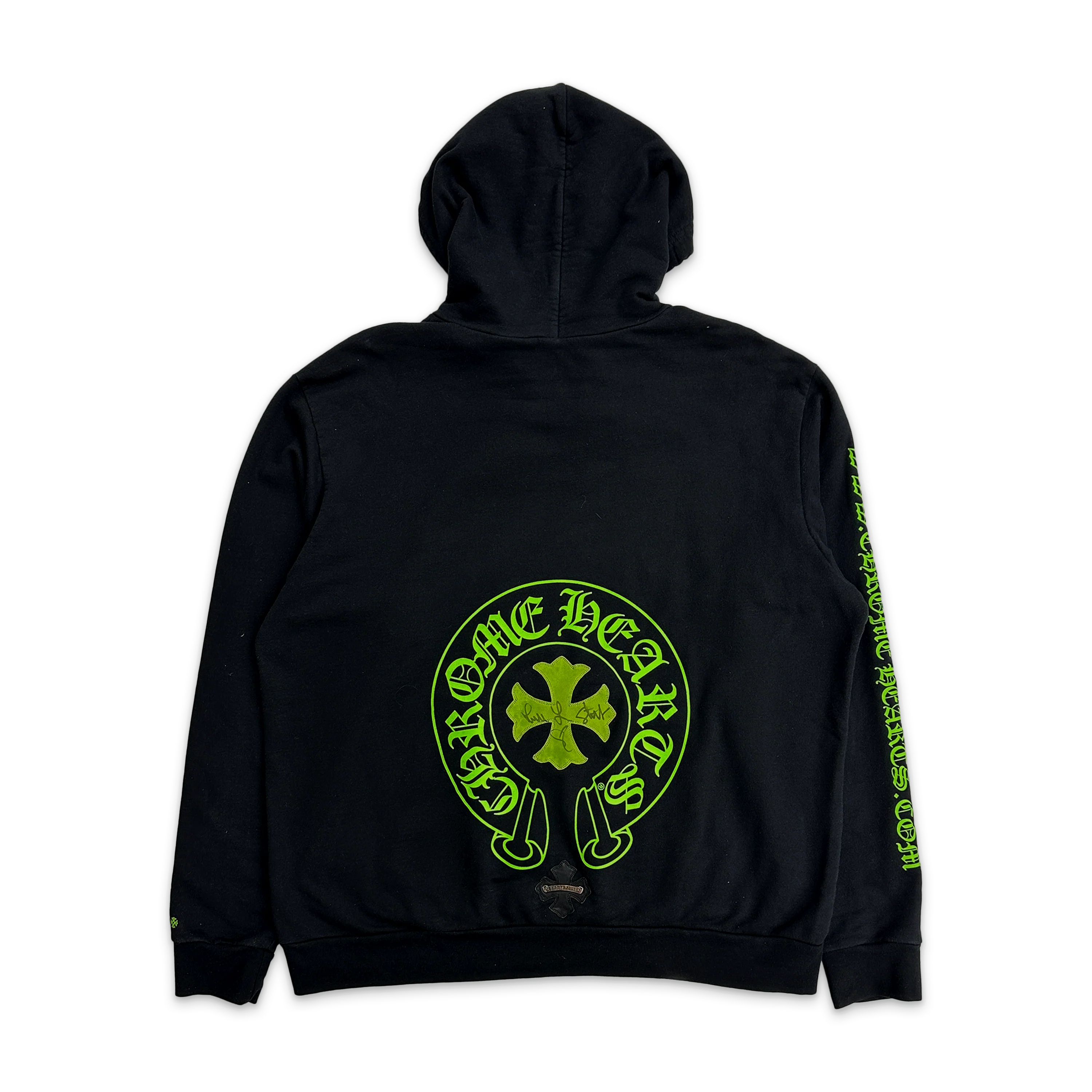 Signed Online Exclusive Hoodie "Black/Lime" - Image 2