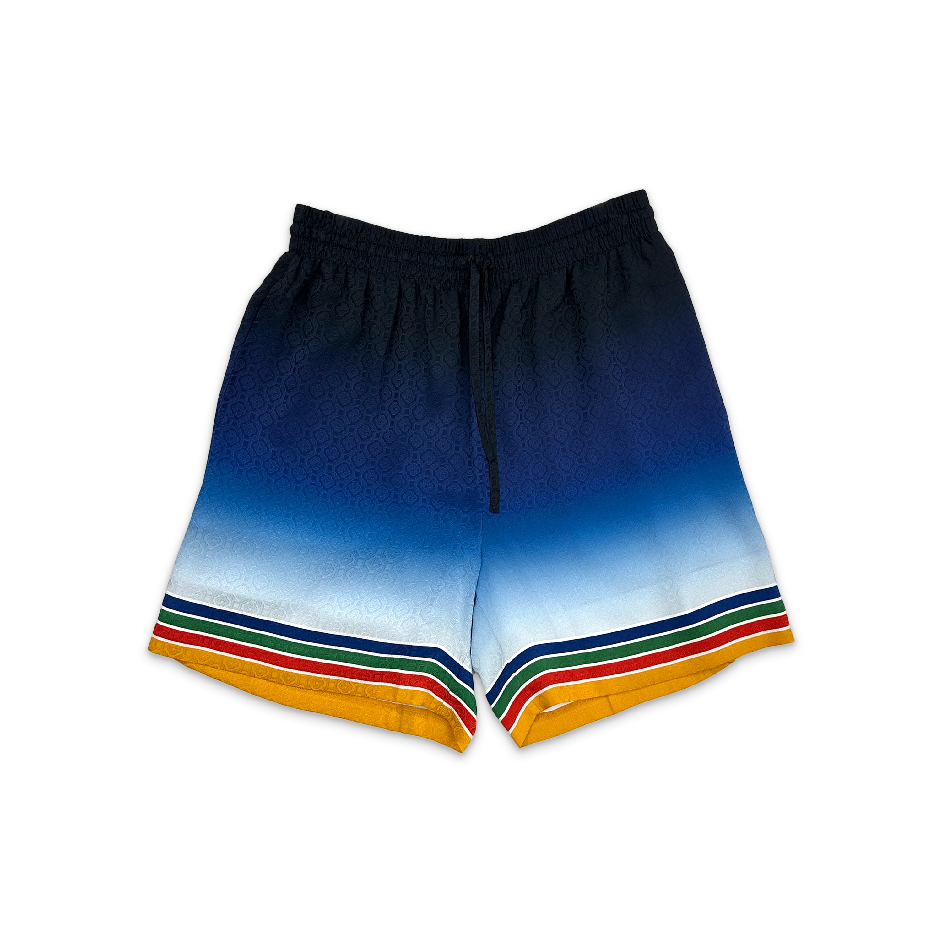 Silk Monogram Shorts"Studio De Musique"