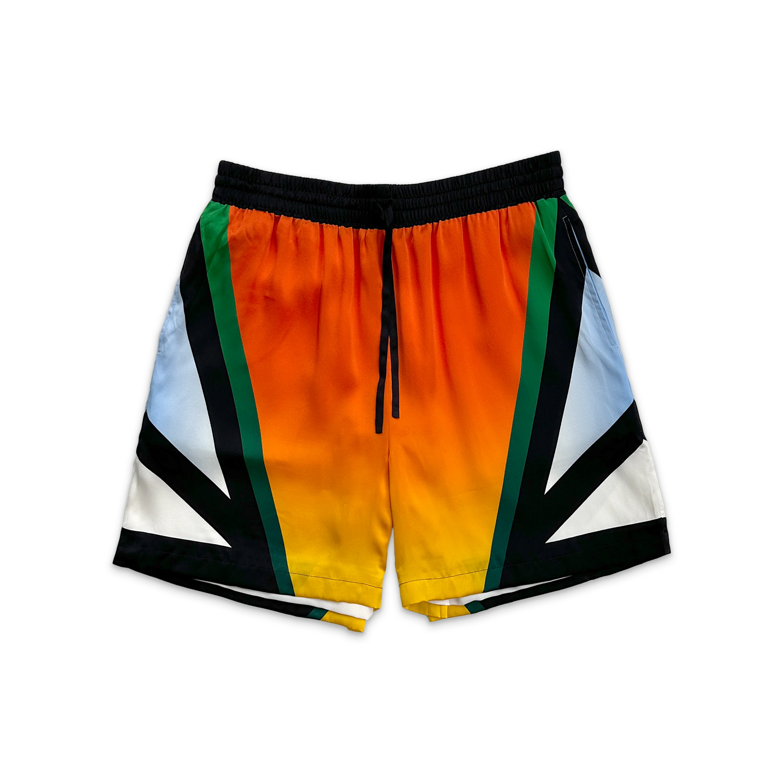 Silk Satin Shorts "Casa Moto Sport"