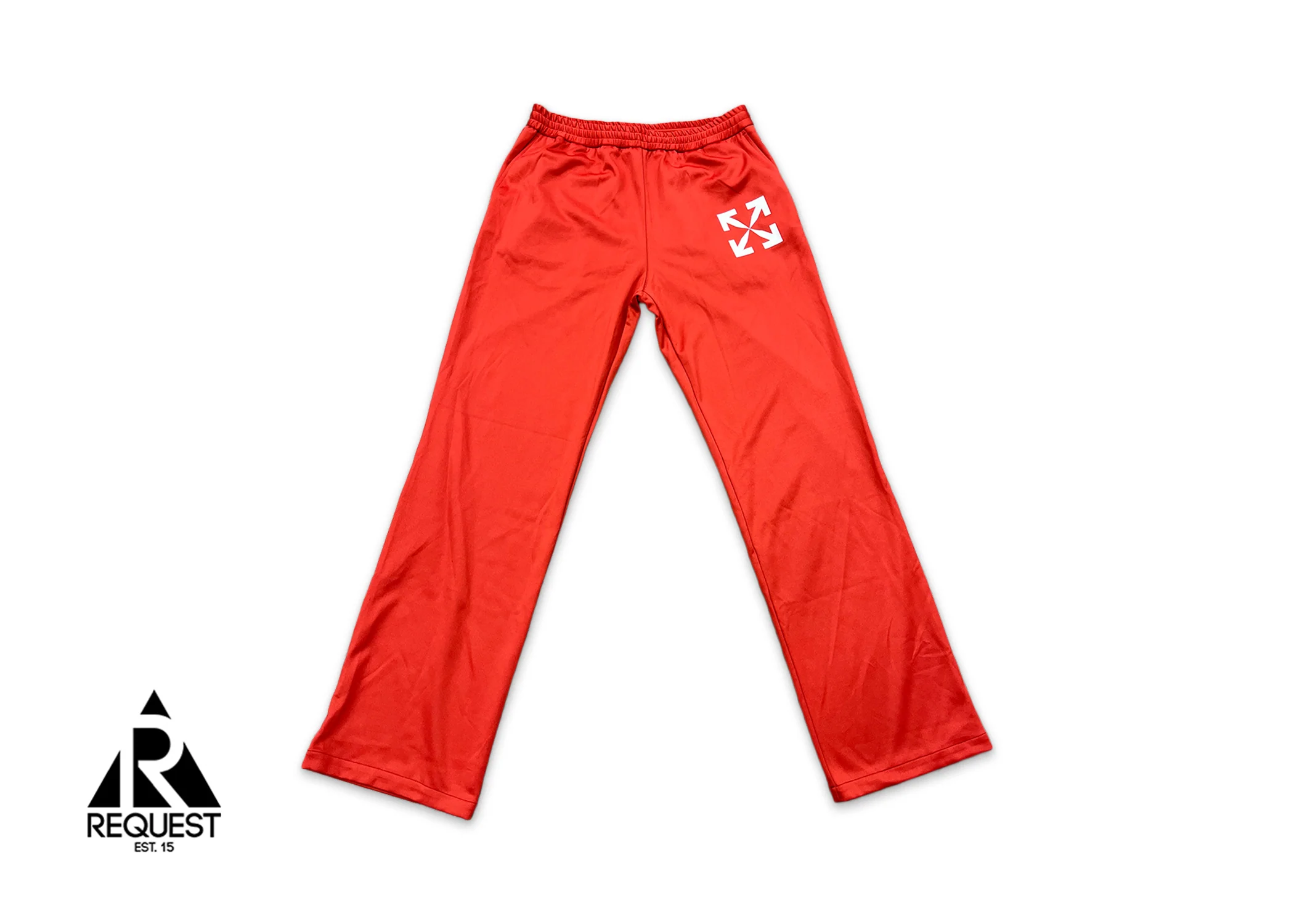 Single Arrow Slim Track Pants “Red”