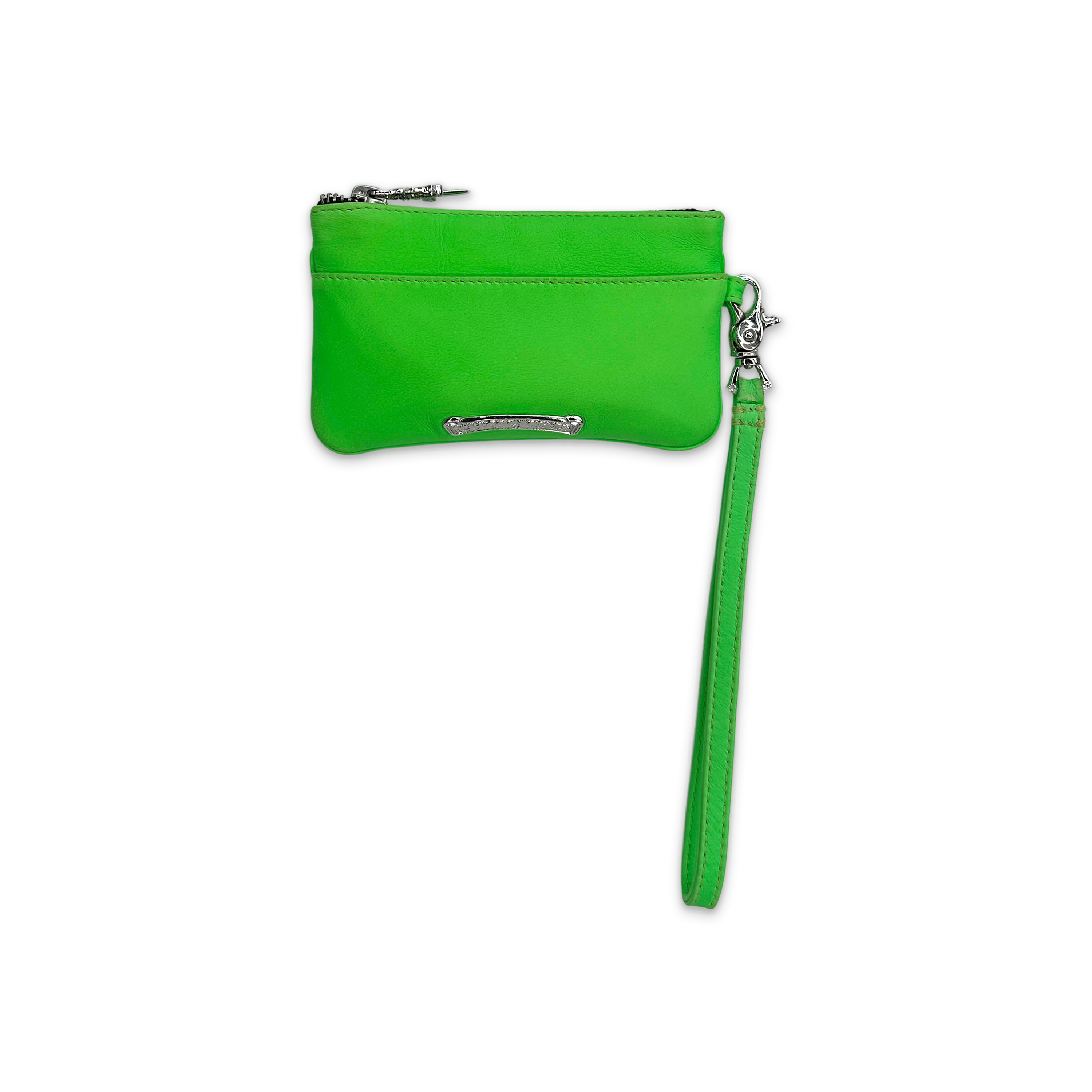 Single Cross Zip Wallet "Green" - Image 2
