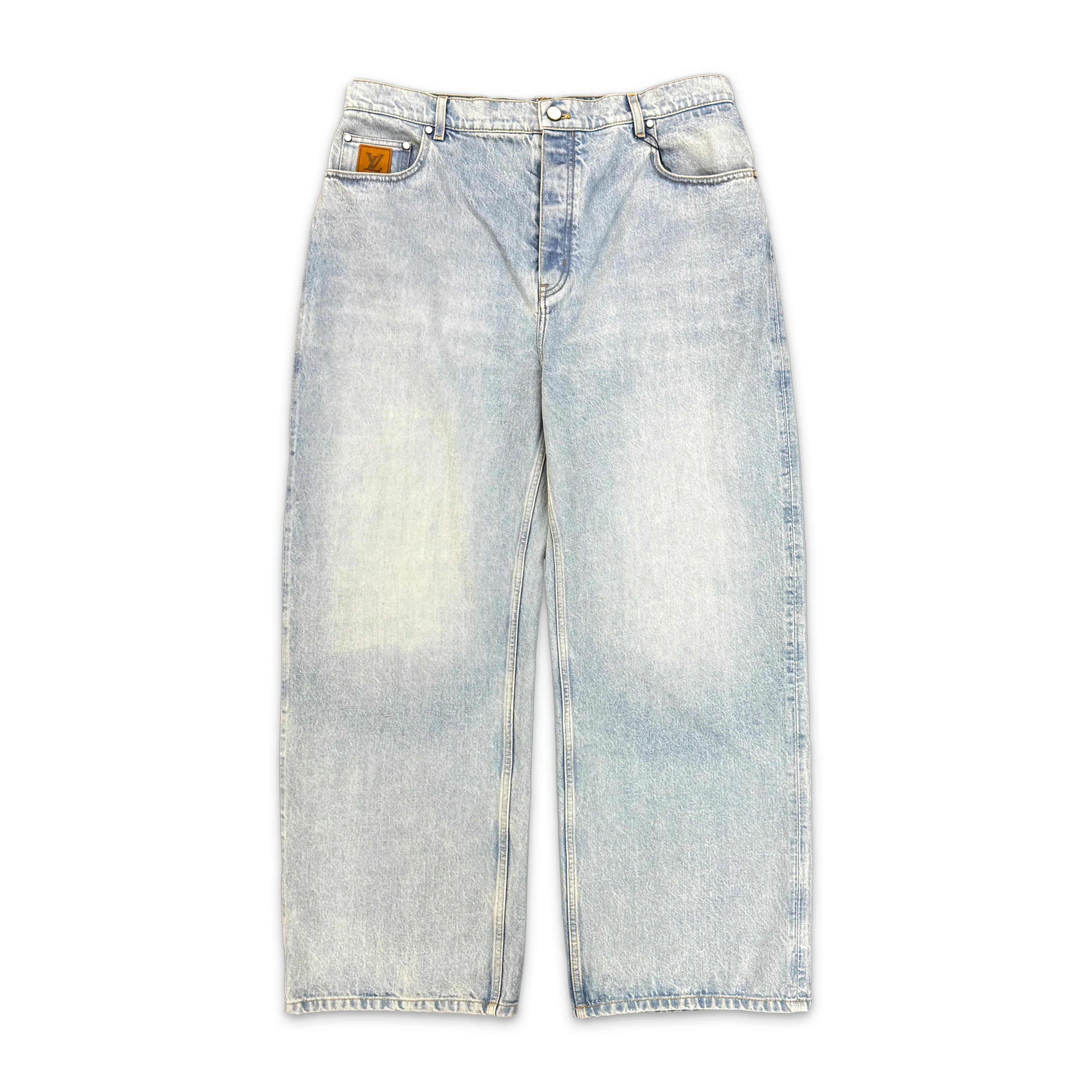Skate Wide Leg Fit Denim Pants "Light Wash"