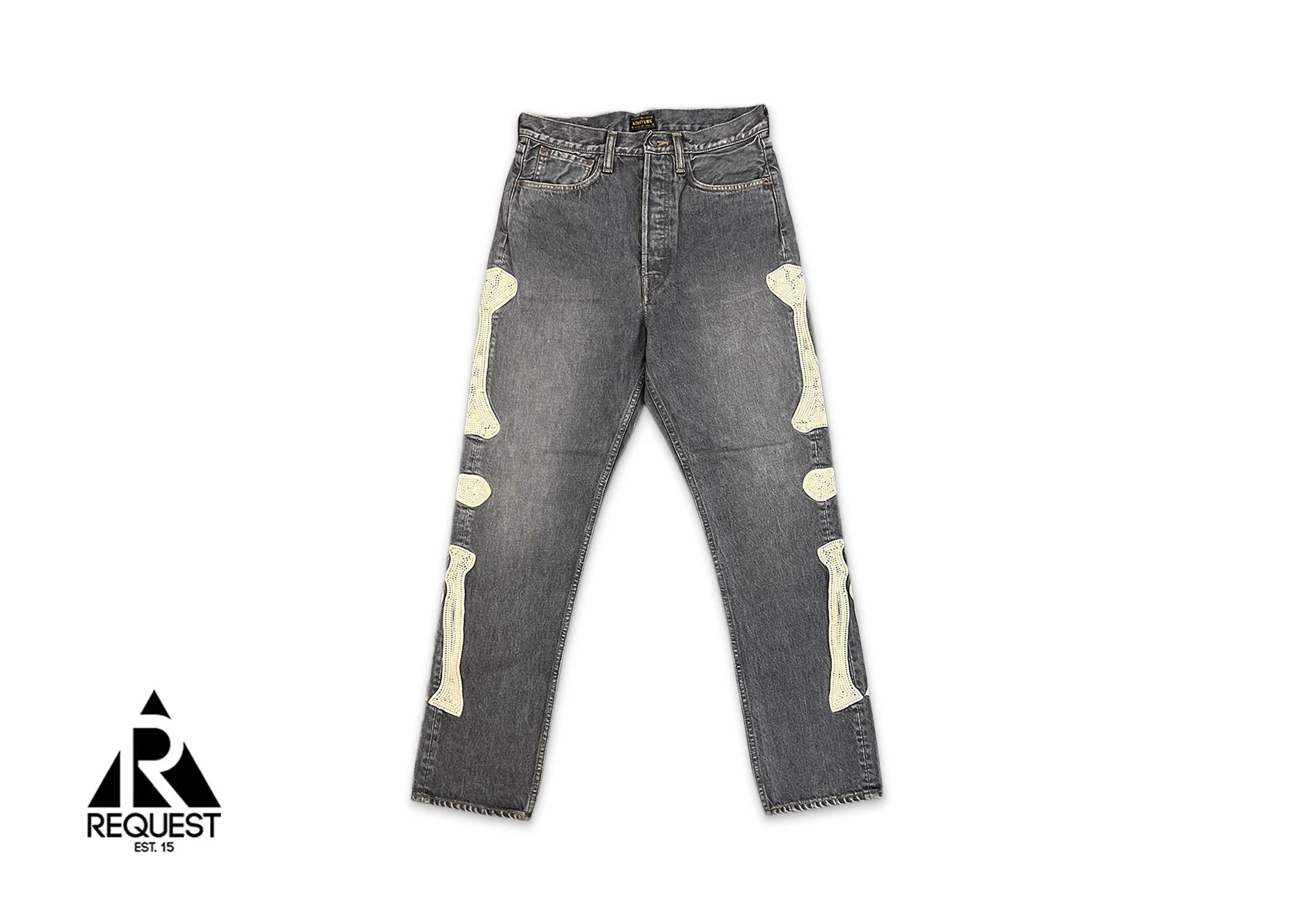Skeleton Denim "Black"