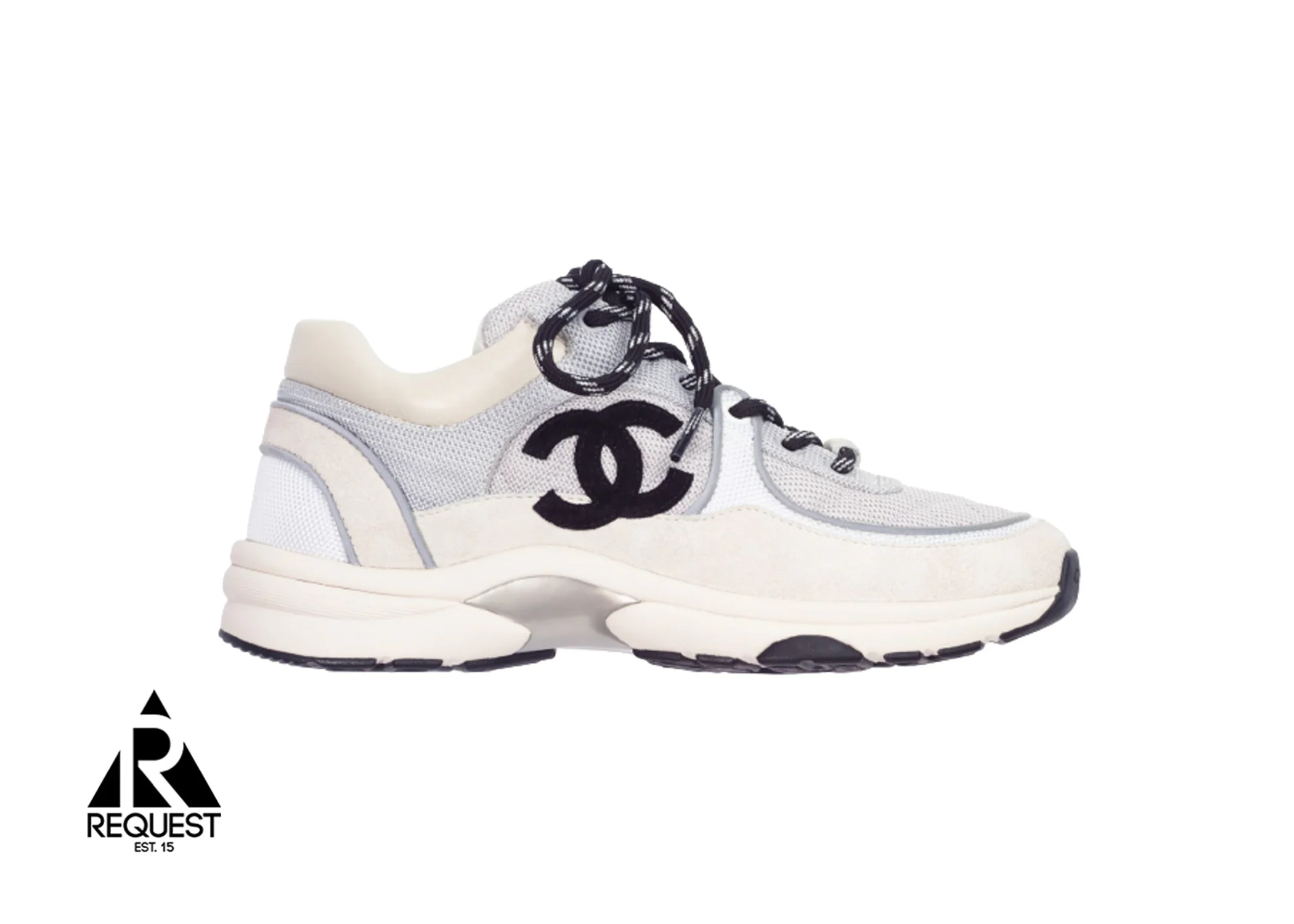 Sneaker Trainer "Ivory Light Grey & White"
