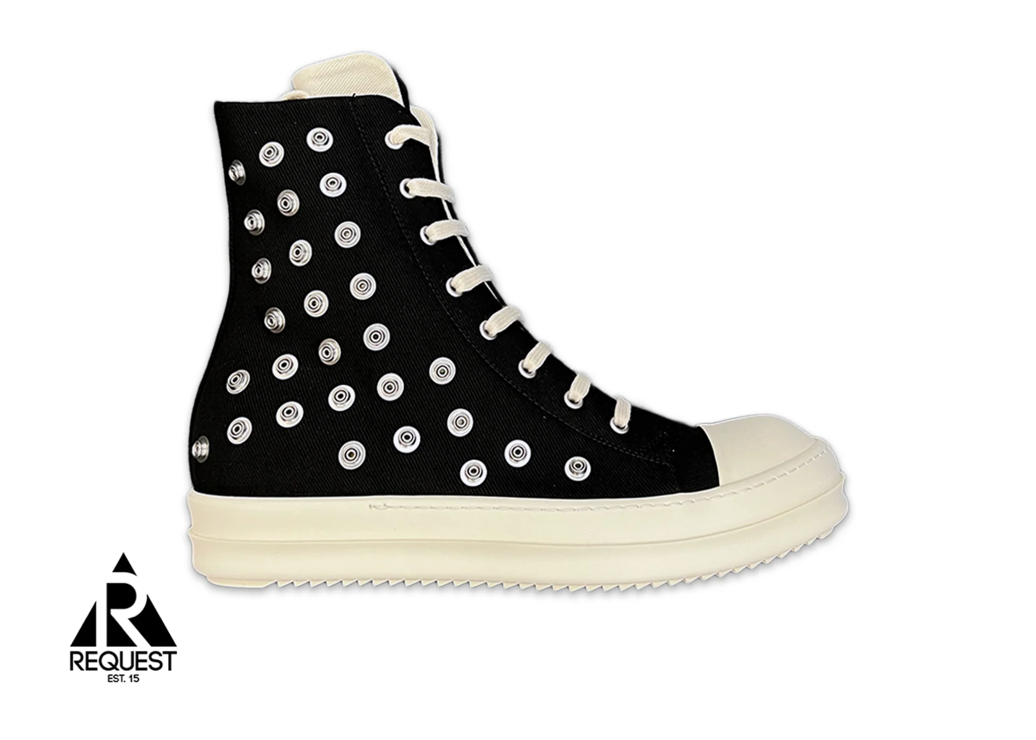 Sneaks Studded Eyelets "Black Milk"