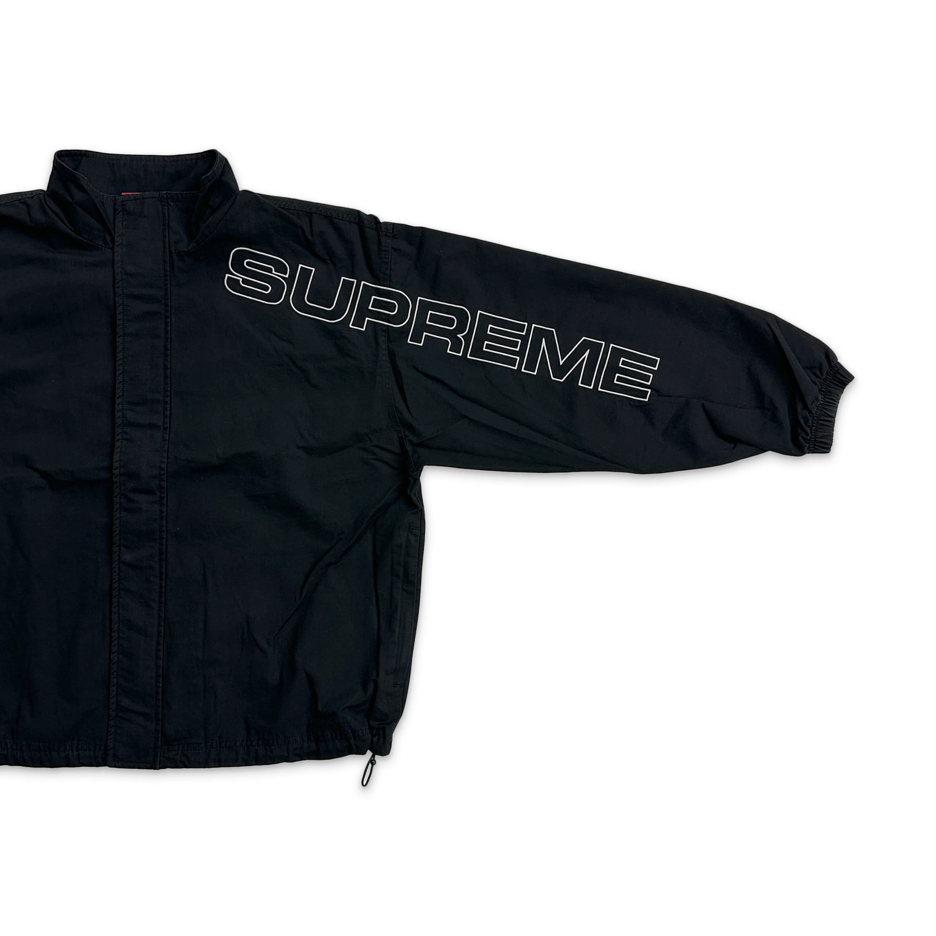 Spellout Ripstop Track Jacket FW25 "Black" - Image 2