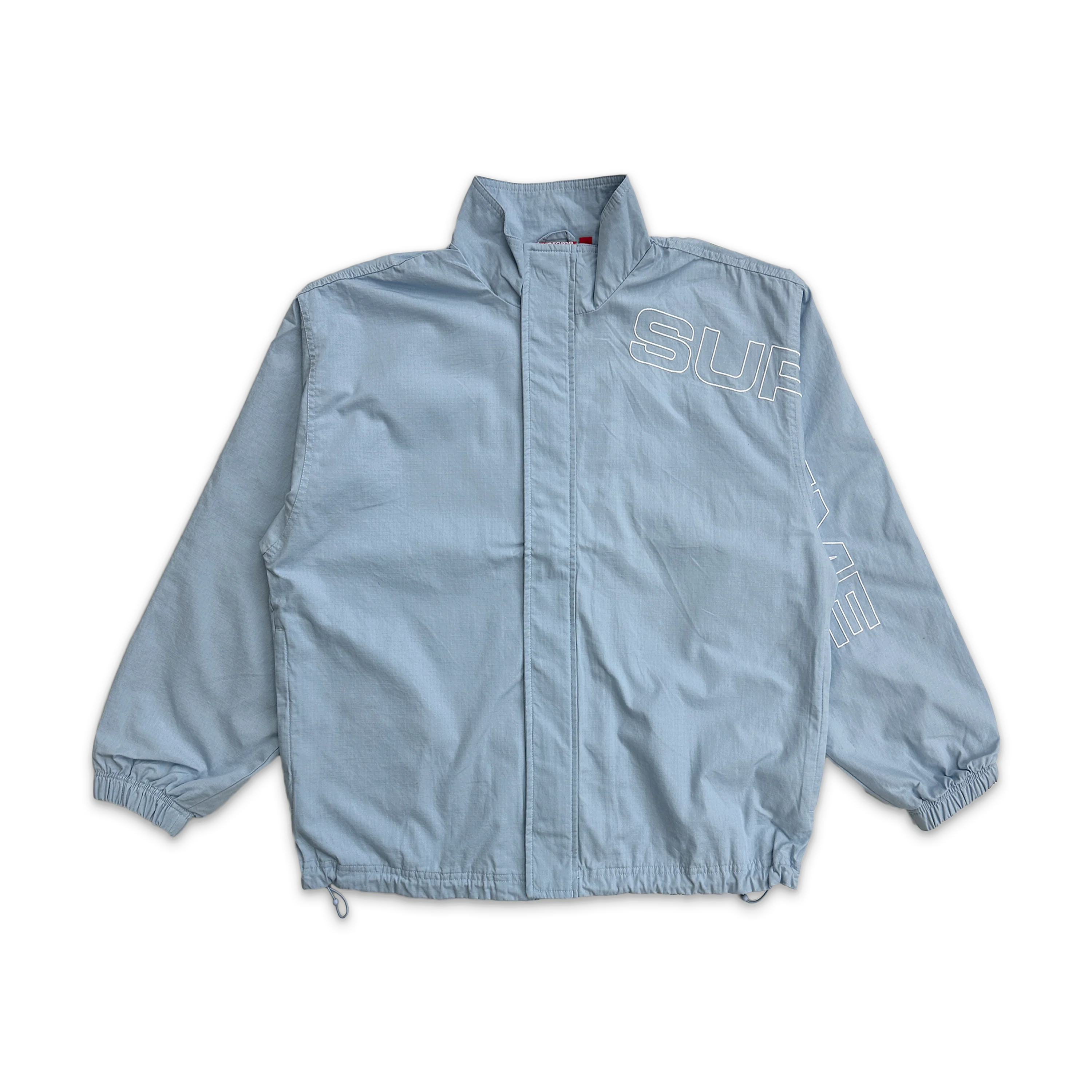 Spellout Ripstop Track Jacket FW25 "Light Blue"