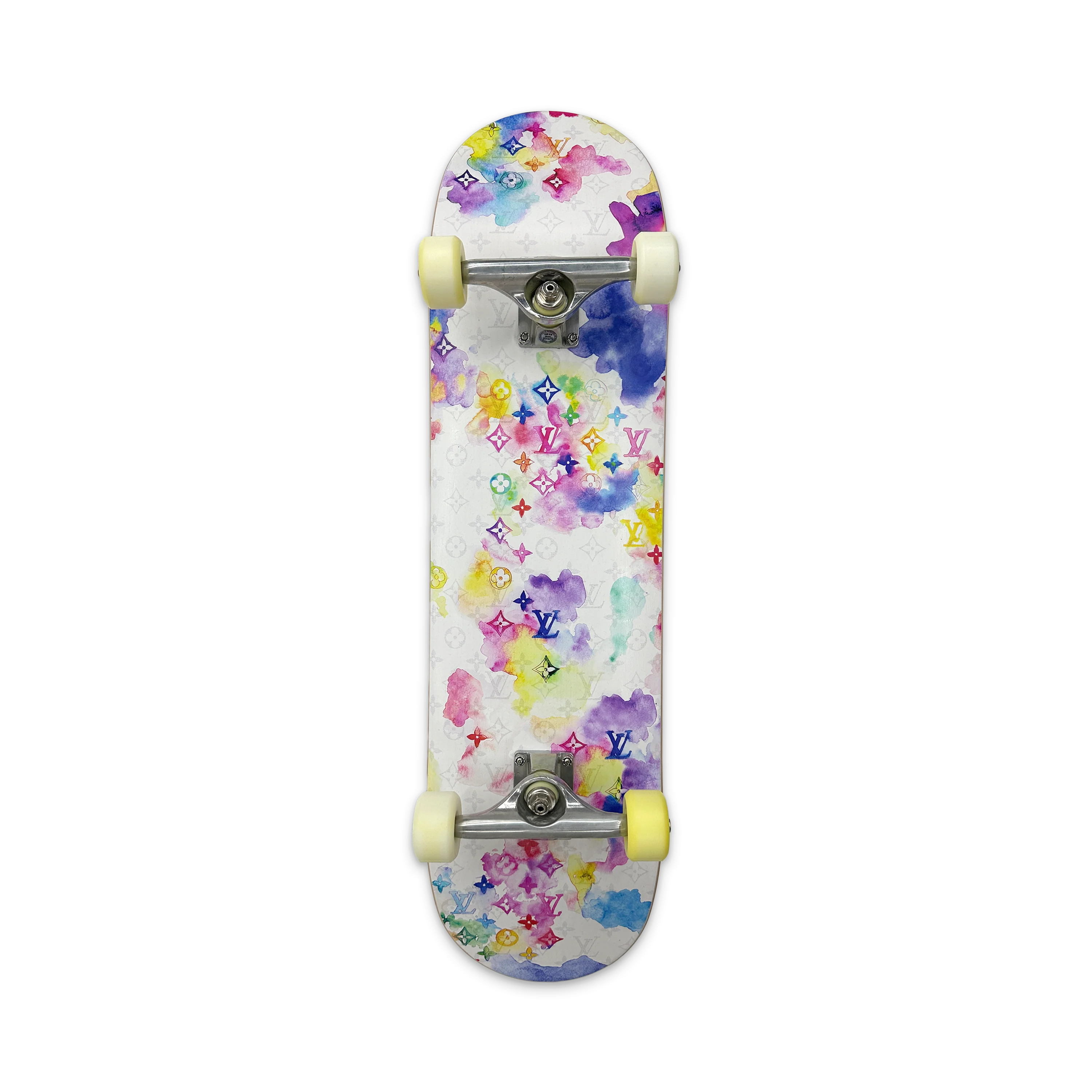 SS21 Watercolor Monogram Skateboard