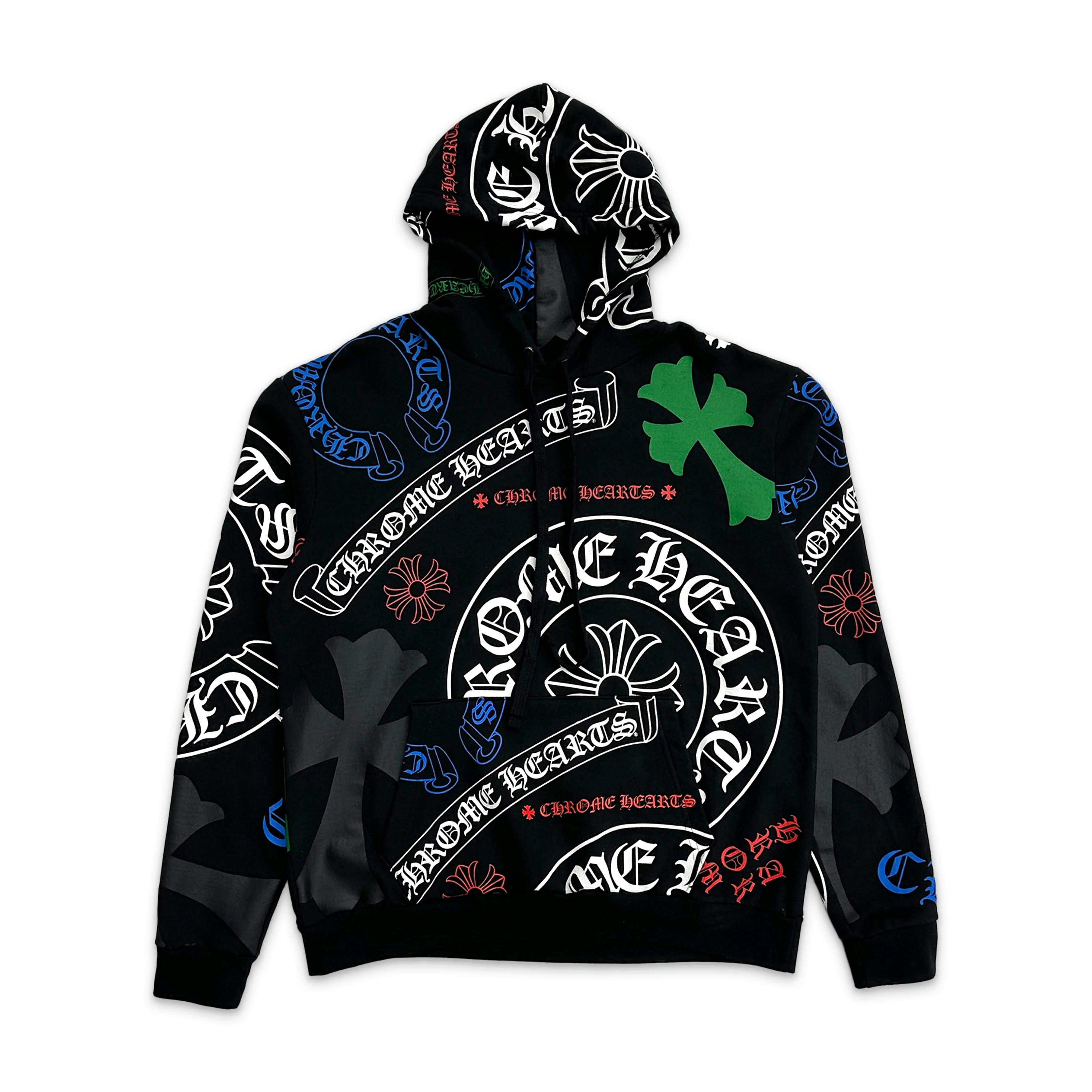 Stencil Hoodie "Black"