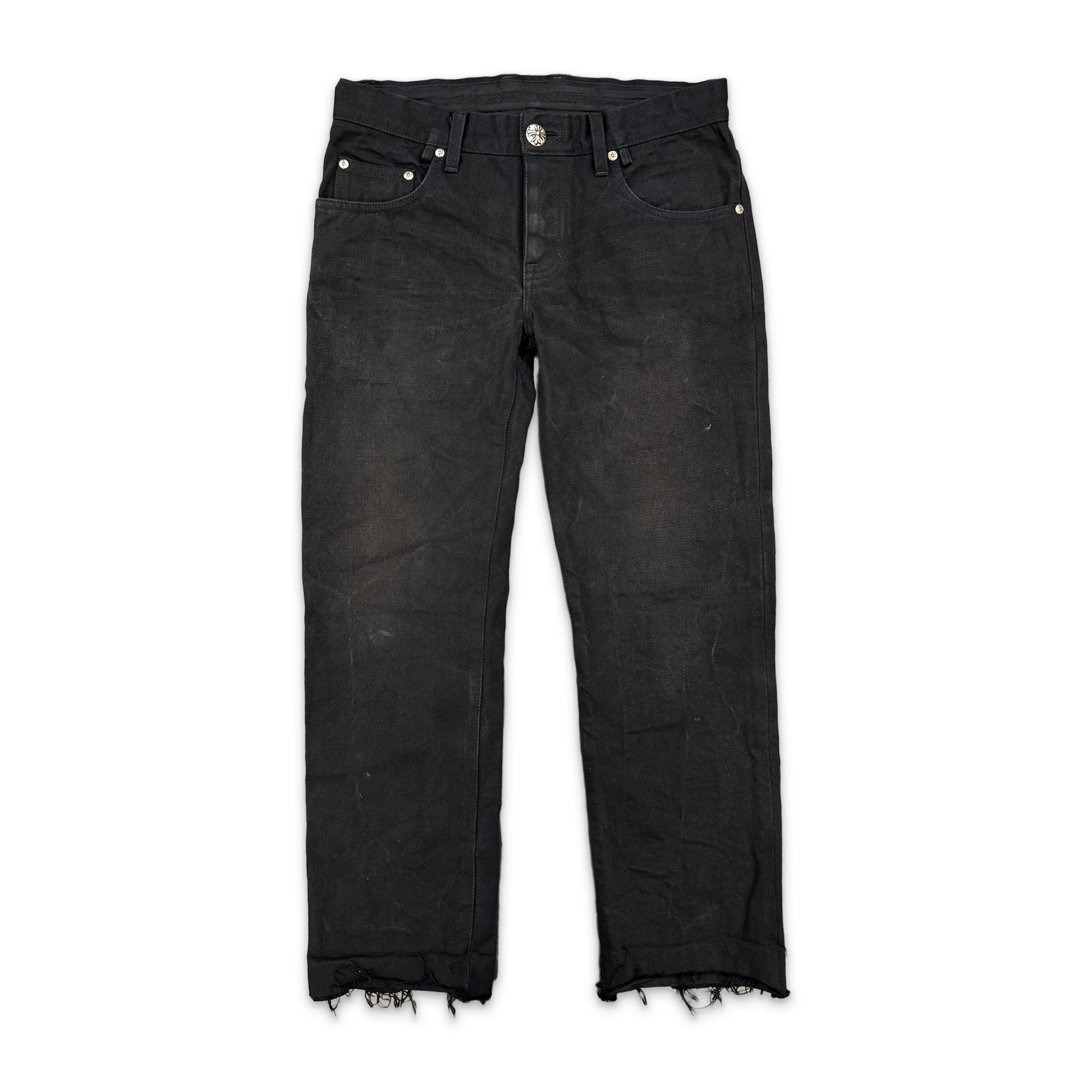 Straight Leg Japanese Denim Jeans "Black"