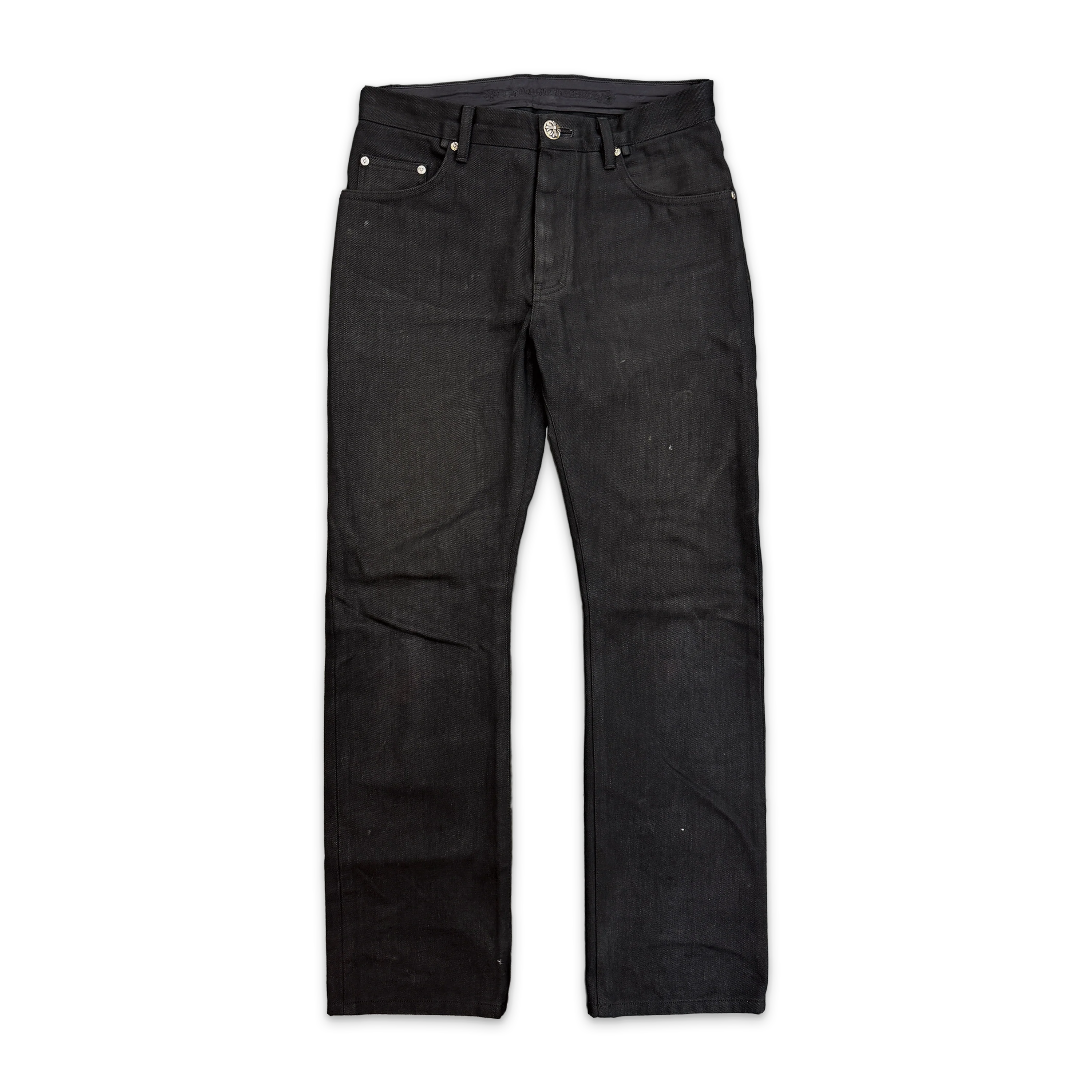 Straight Leg Japanese Denim Jeans "Black"