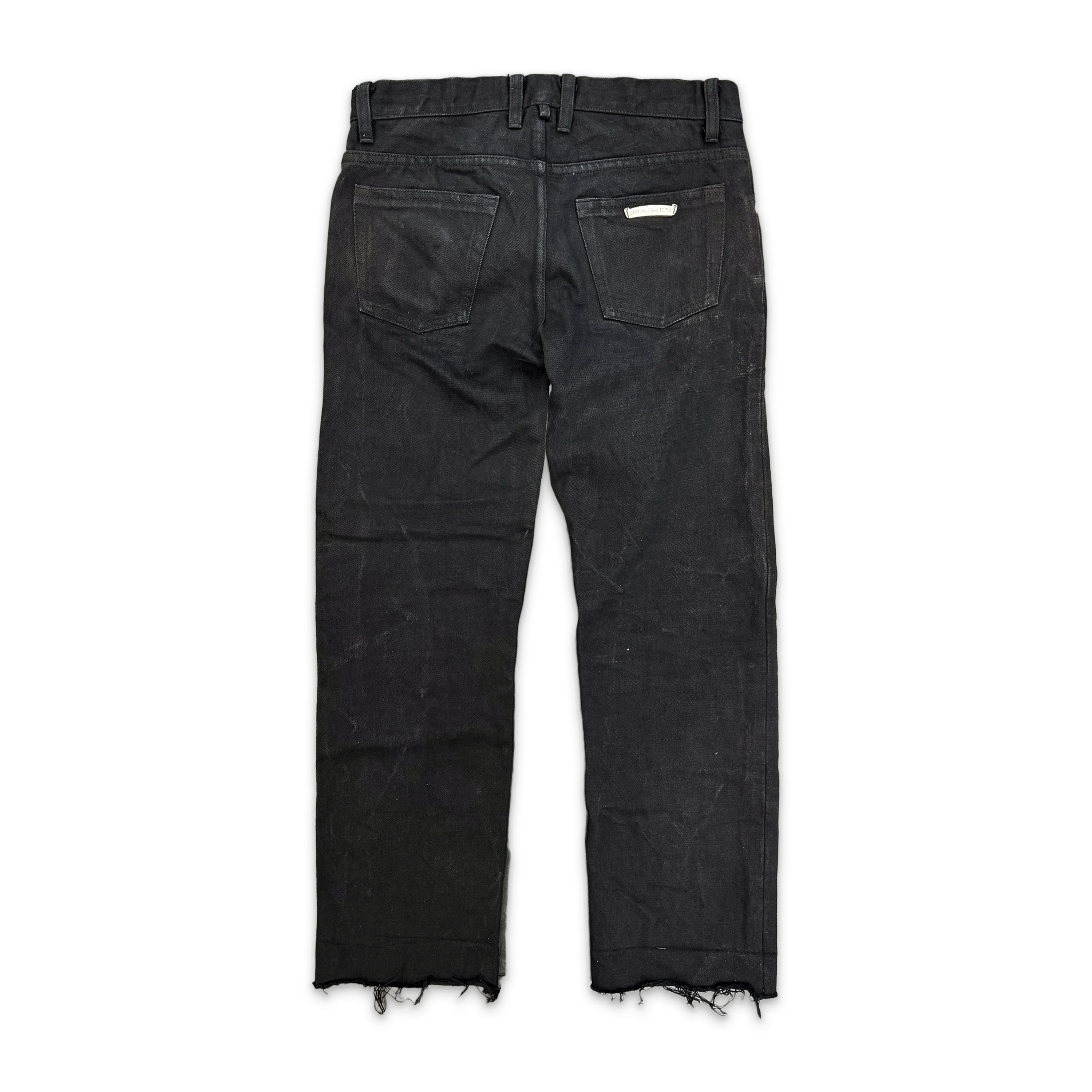 Straight Leg Japanese Denim Jeans "Black" - Image 2