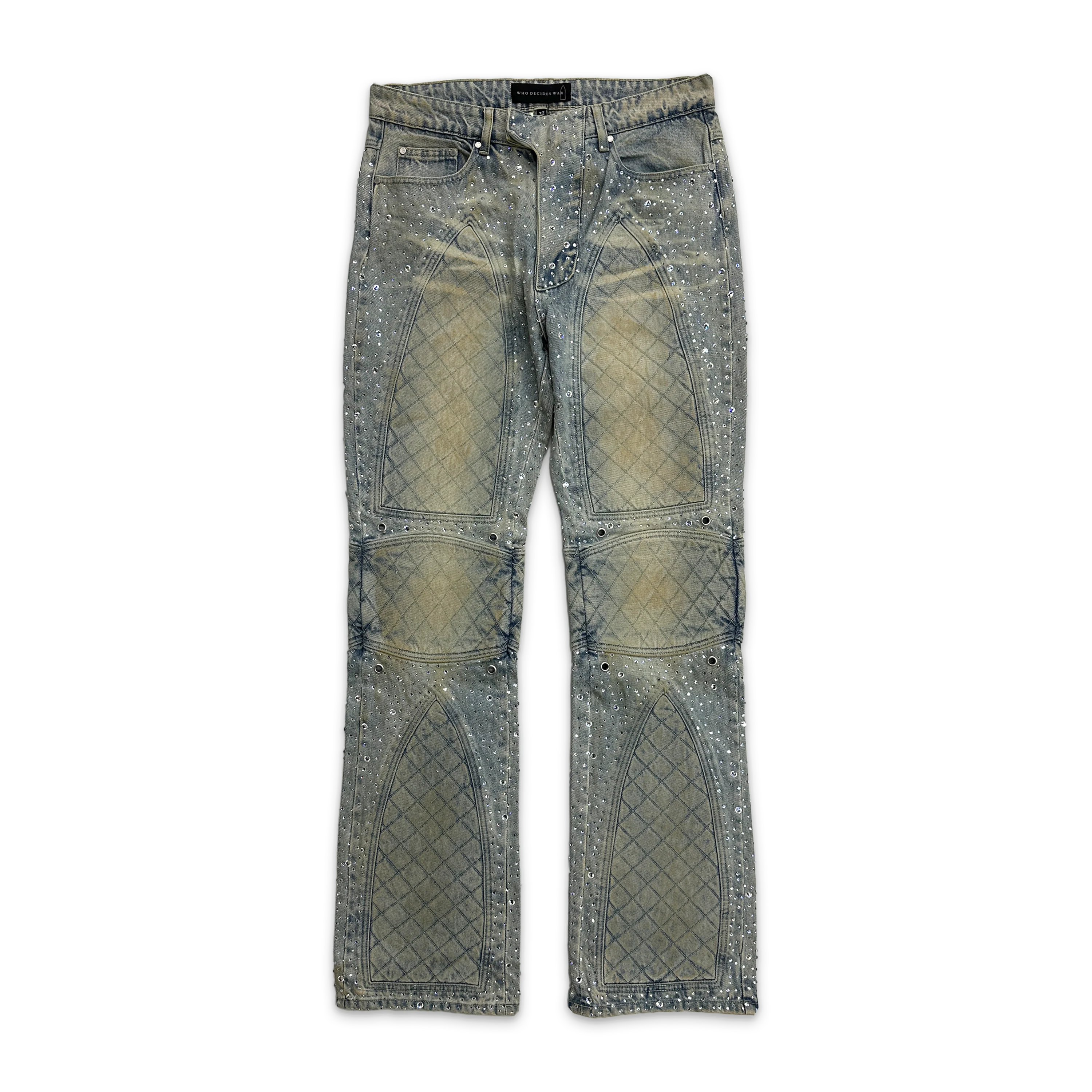 Studded Moto Denim