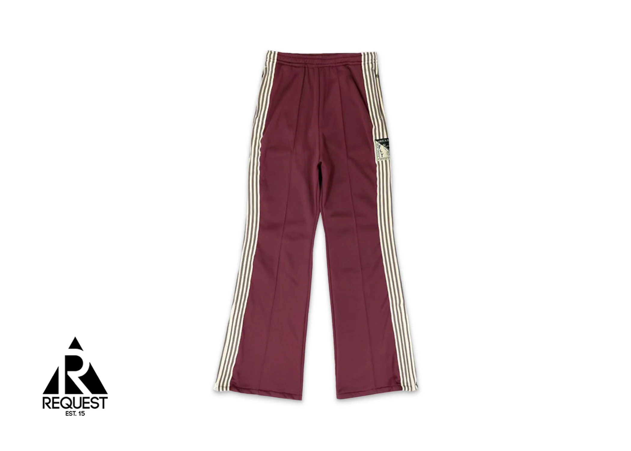 Stuntman Banner Track Pants "Burgundy & Cream"