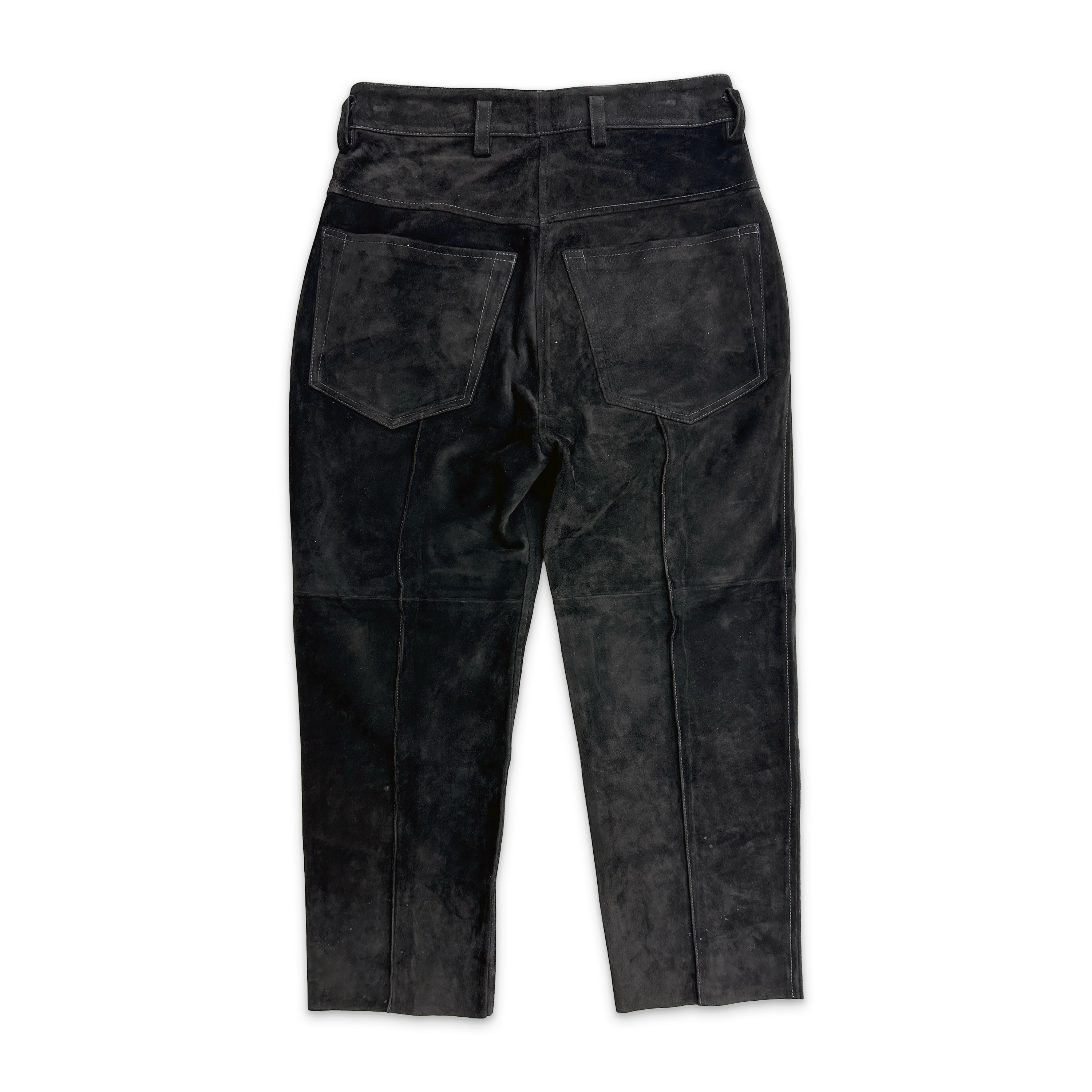 Suede Trousers "Black" - Image 2