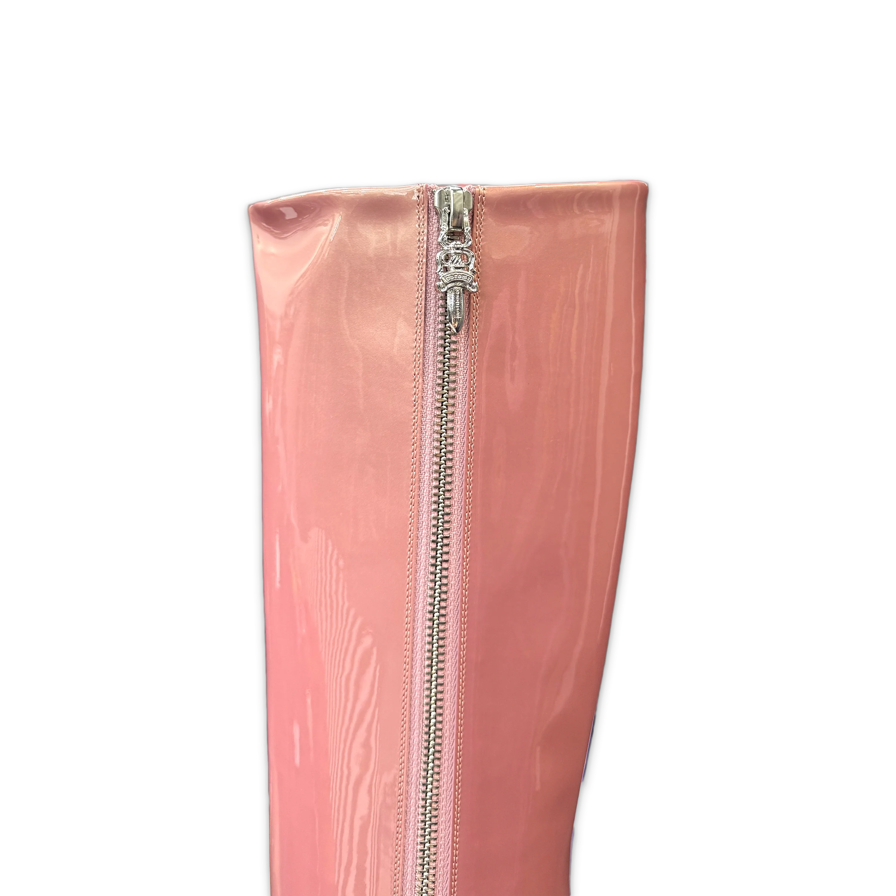 Sugar Jones Patent Leather Boots "Pink" - Image 2