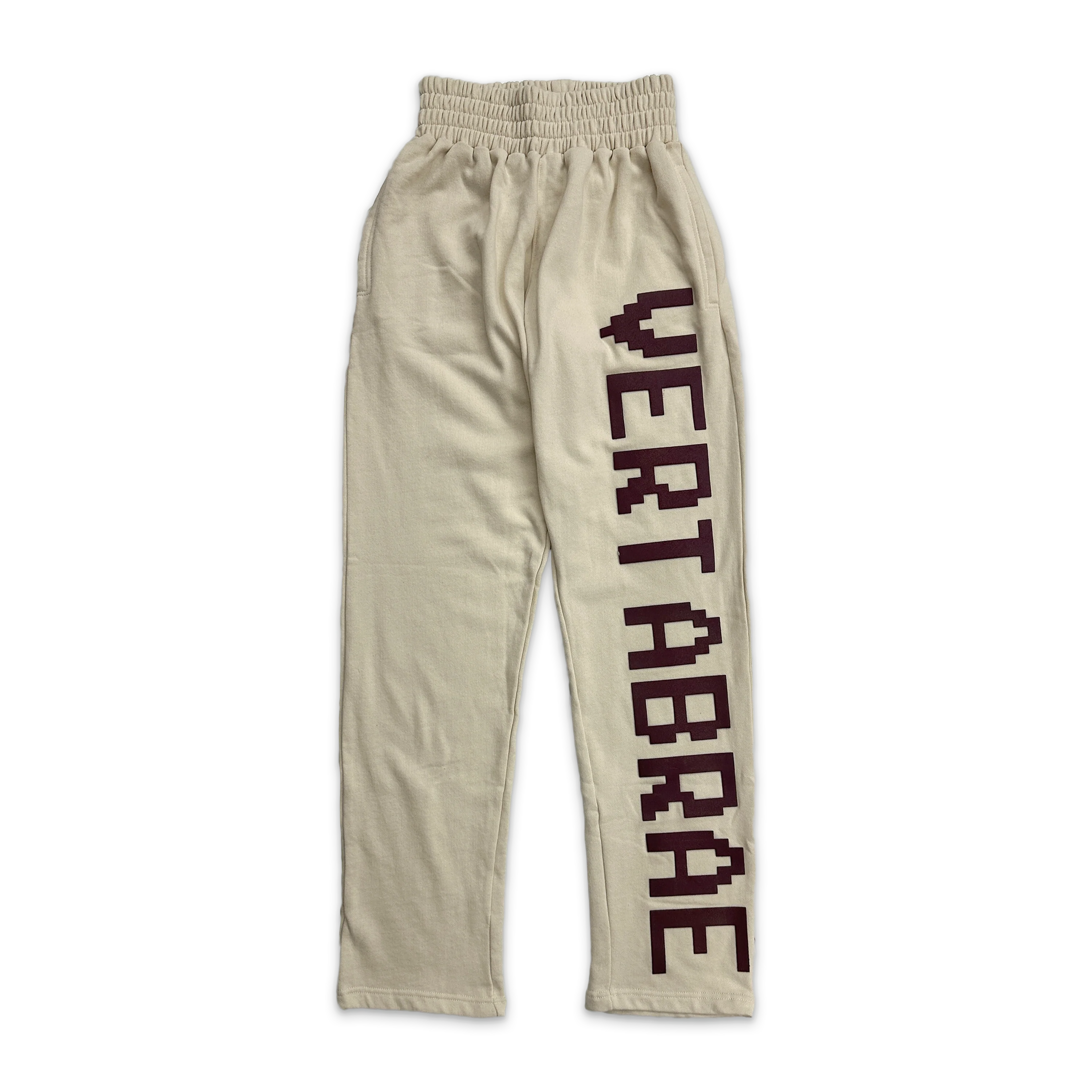 Sweatpants "Cream/Burgundy"