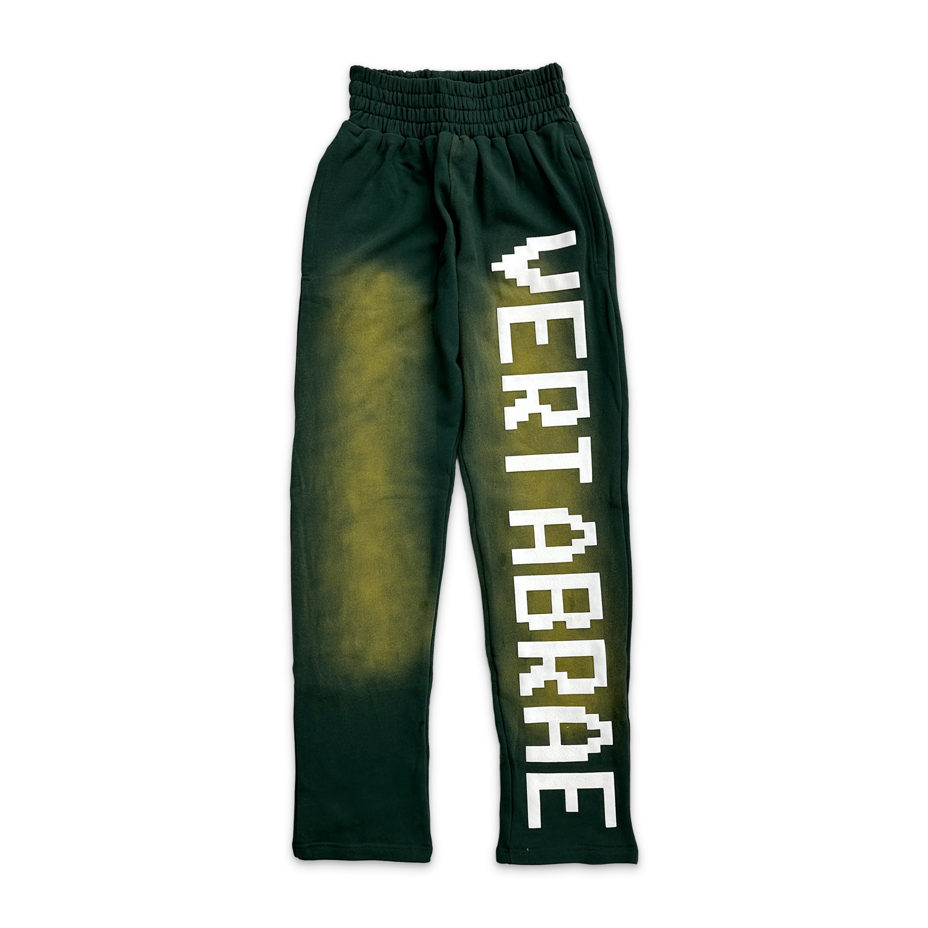 Sweatpants "Washed Green/White"