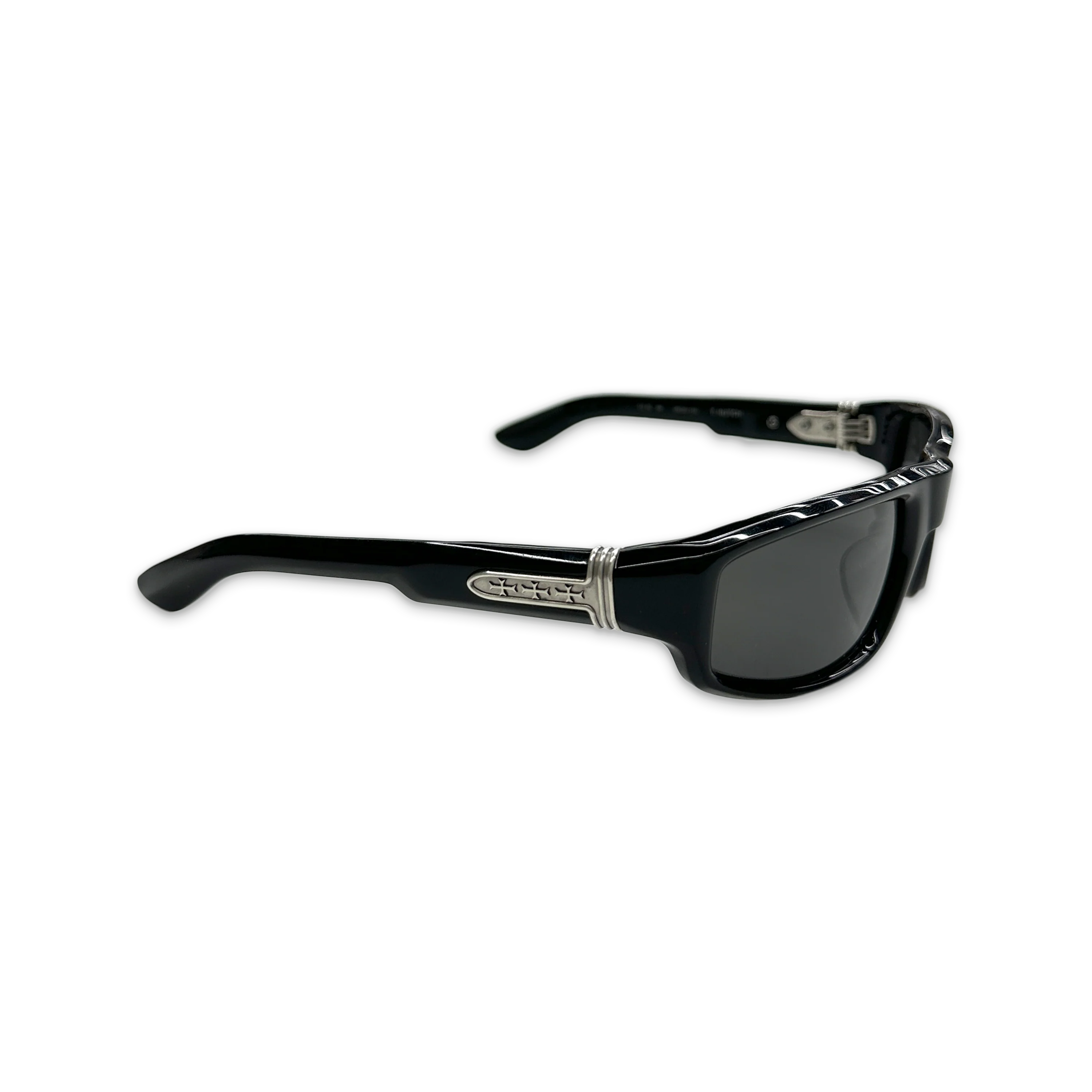 T. Hutch Sunglasses "Black/Silver" - Image 2