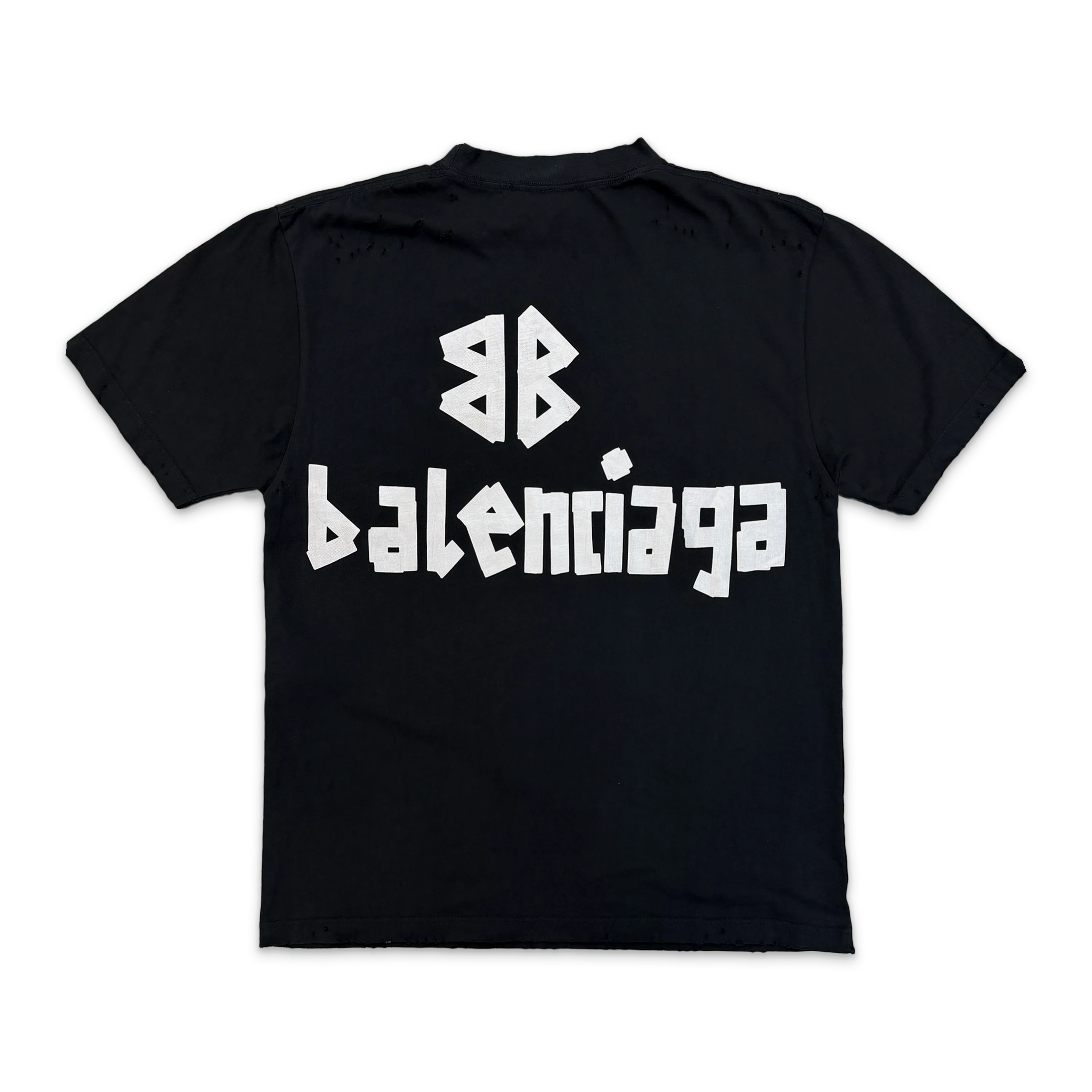 Tape Type Medium Fit Tee "Black Silver" - Image 2