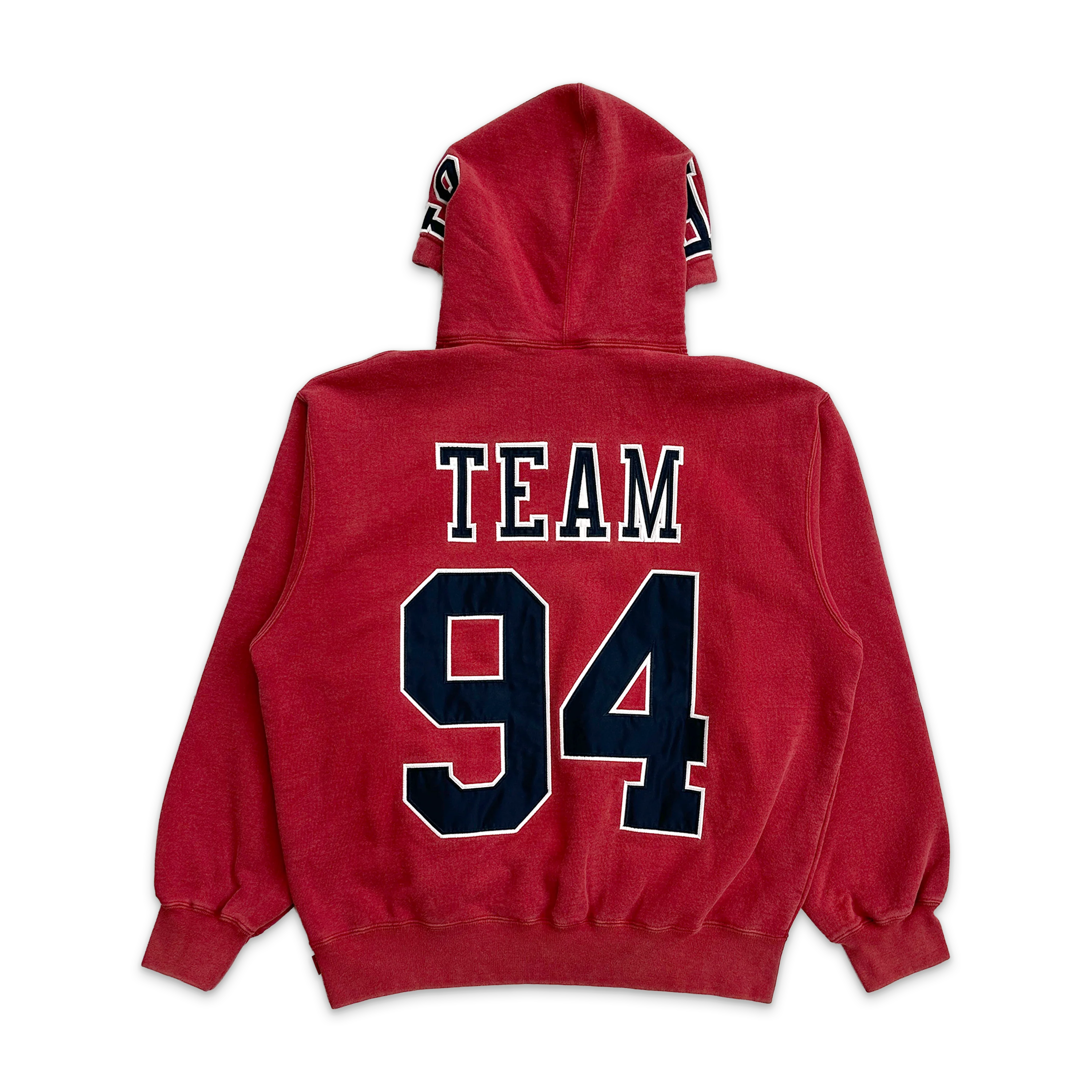 Team 94 Hooded Sweatshirt "Red" - Image 2