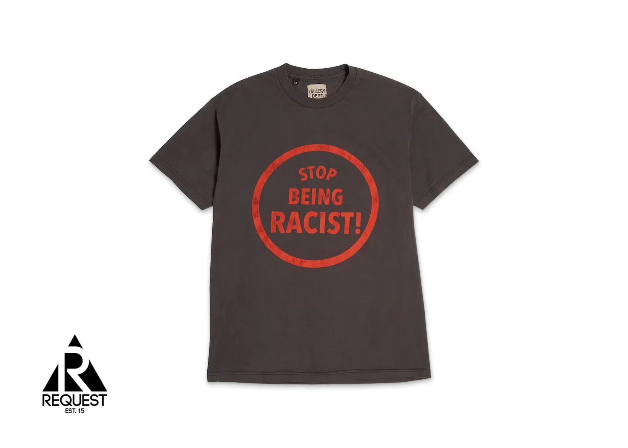 Tee "Stop Being Racist Orange"