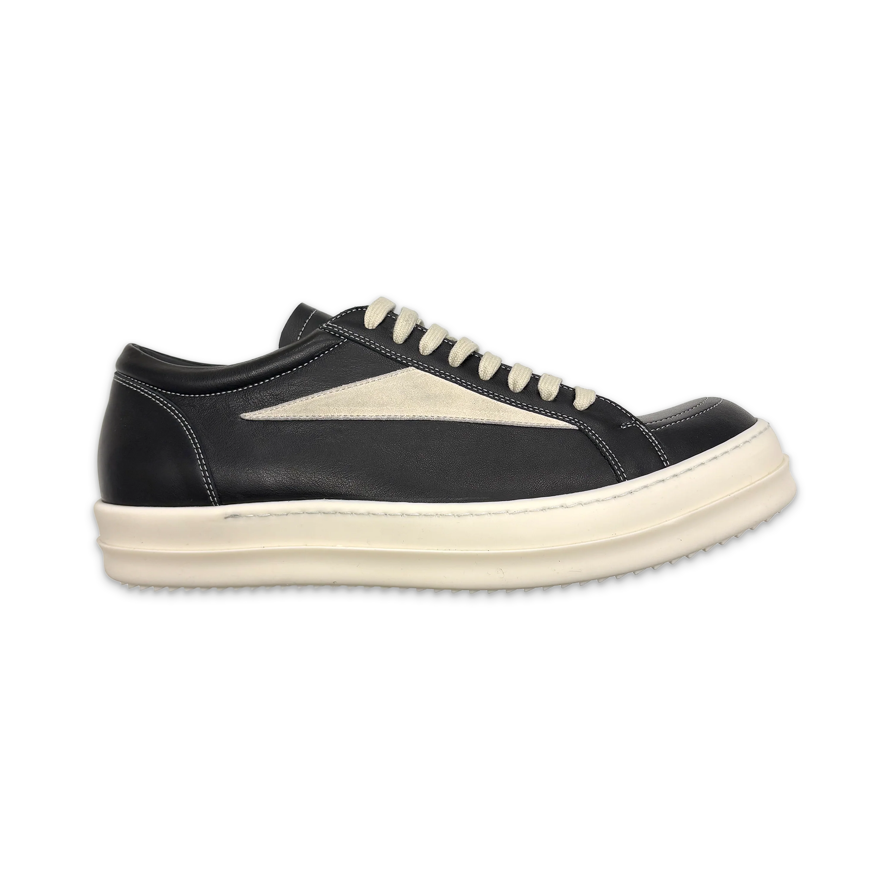 Temple Leather Vintage Sneaks Low "Black Milk"