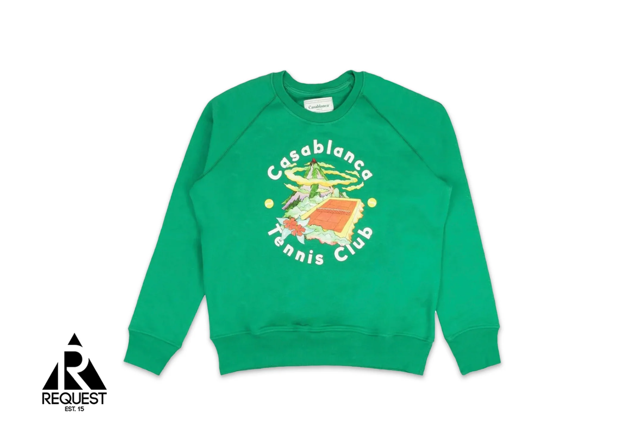 Tennis Club Crewneck Sweatshirt "Green"