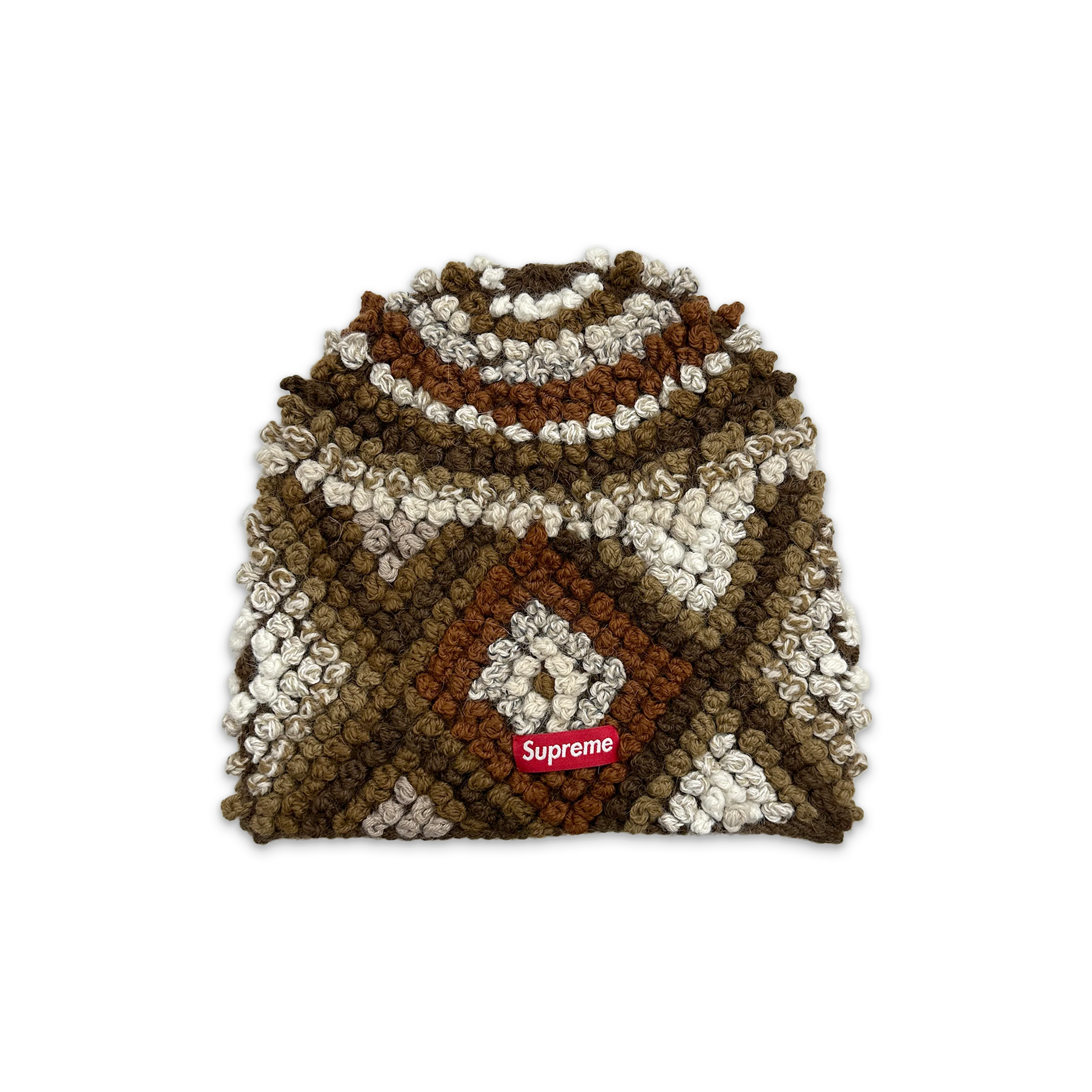 Textured Knit Beanie FW25 "Brown"