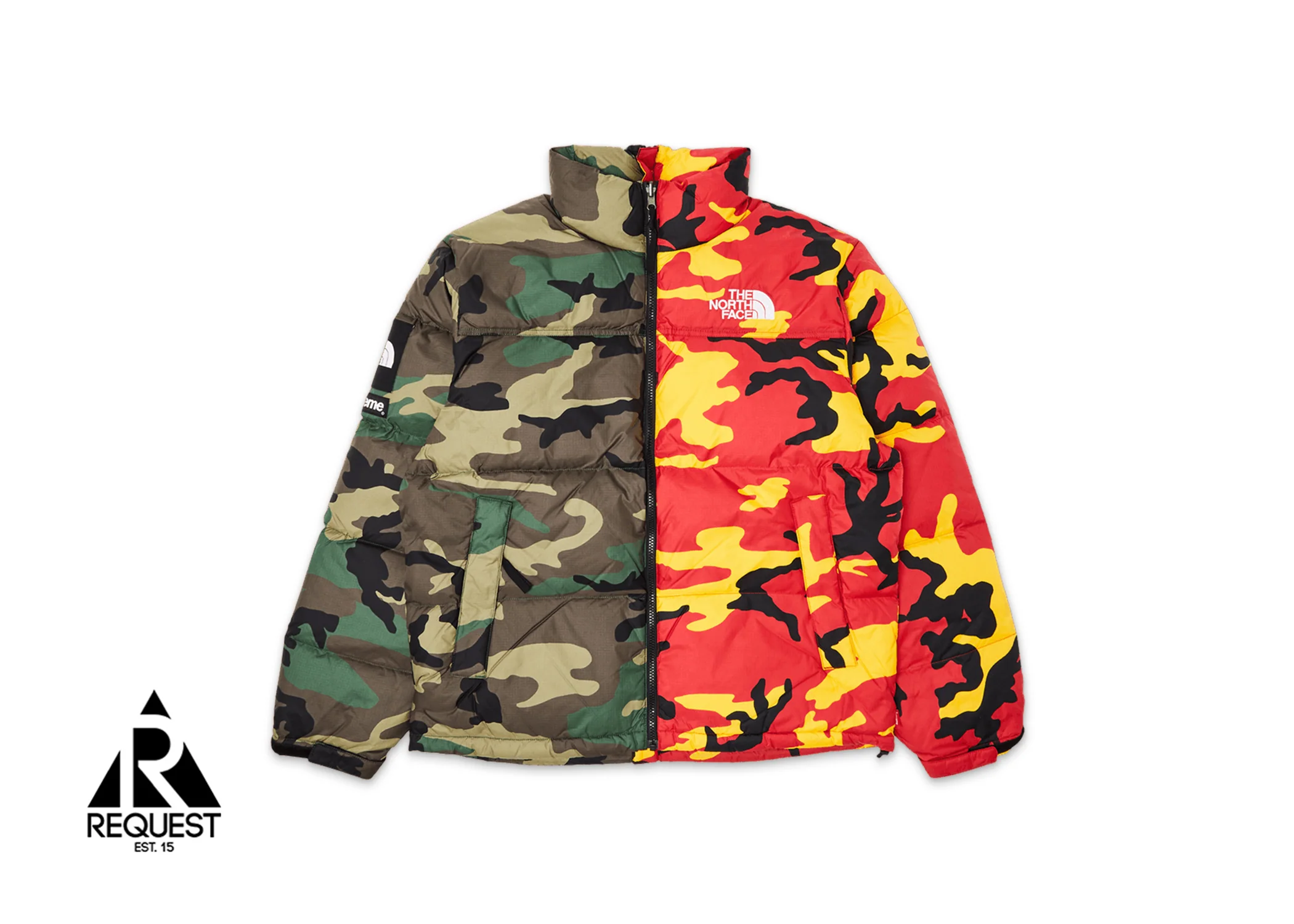 The North Face Nuptse Jacket (SS24) "Split Camo"
