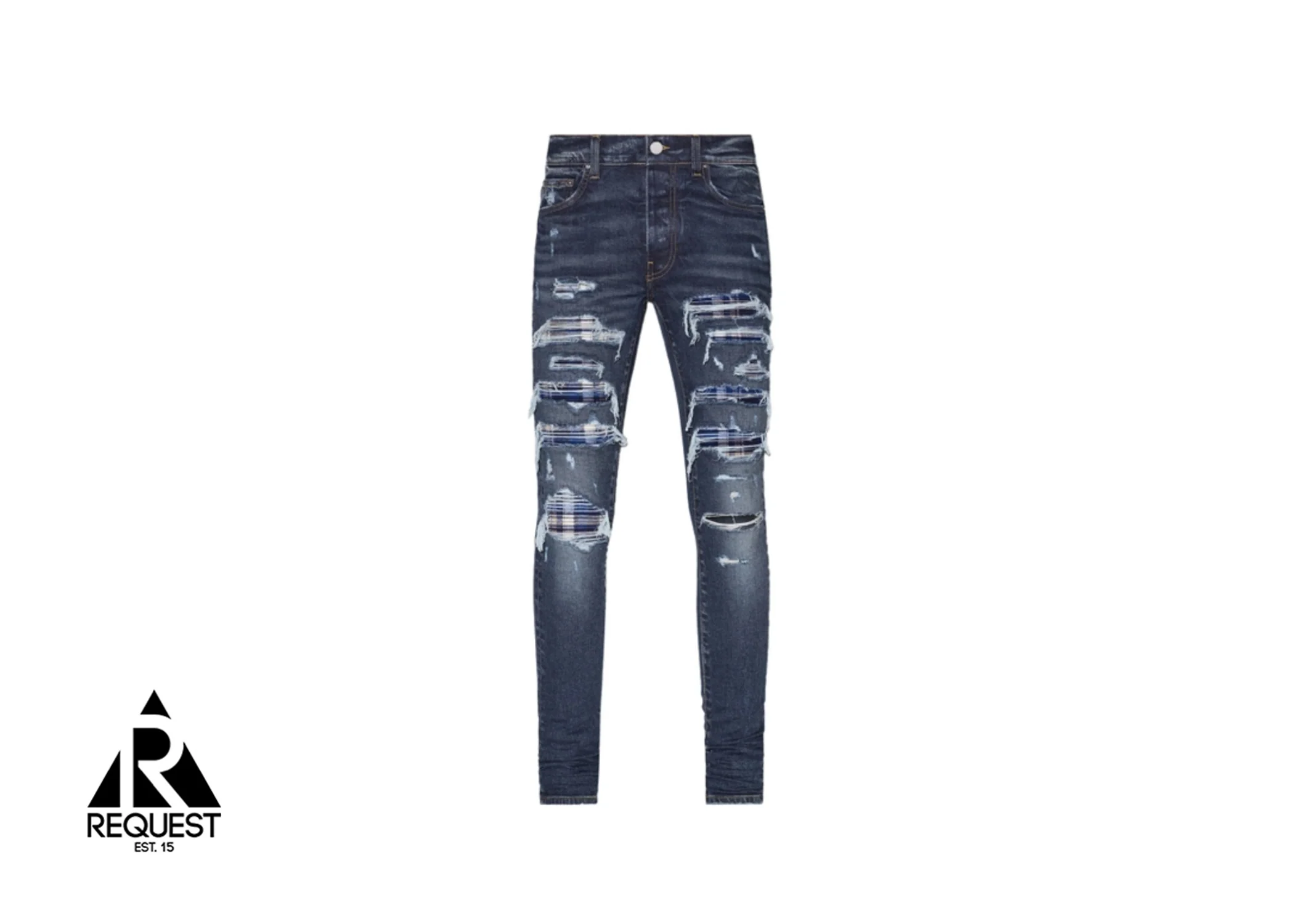 Thrasher Blue Plaid Denim "Indigo"