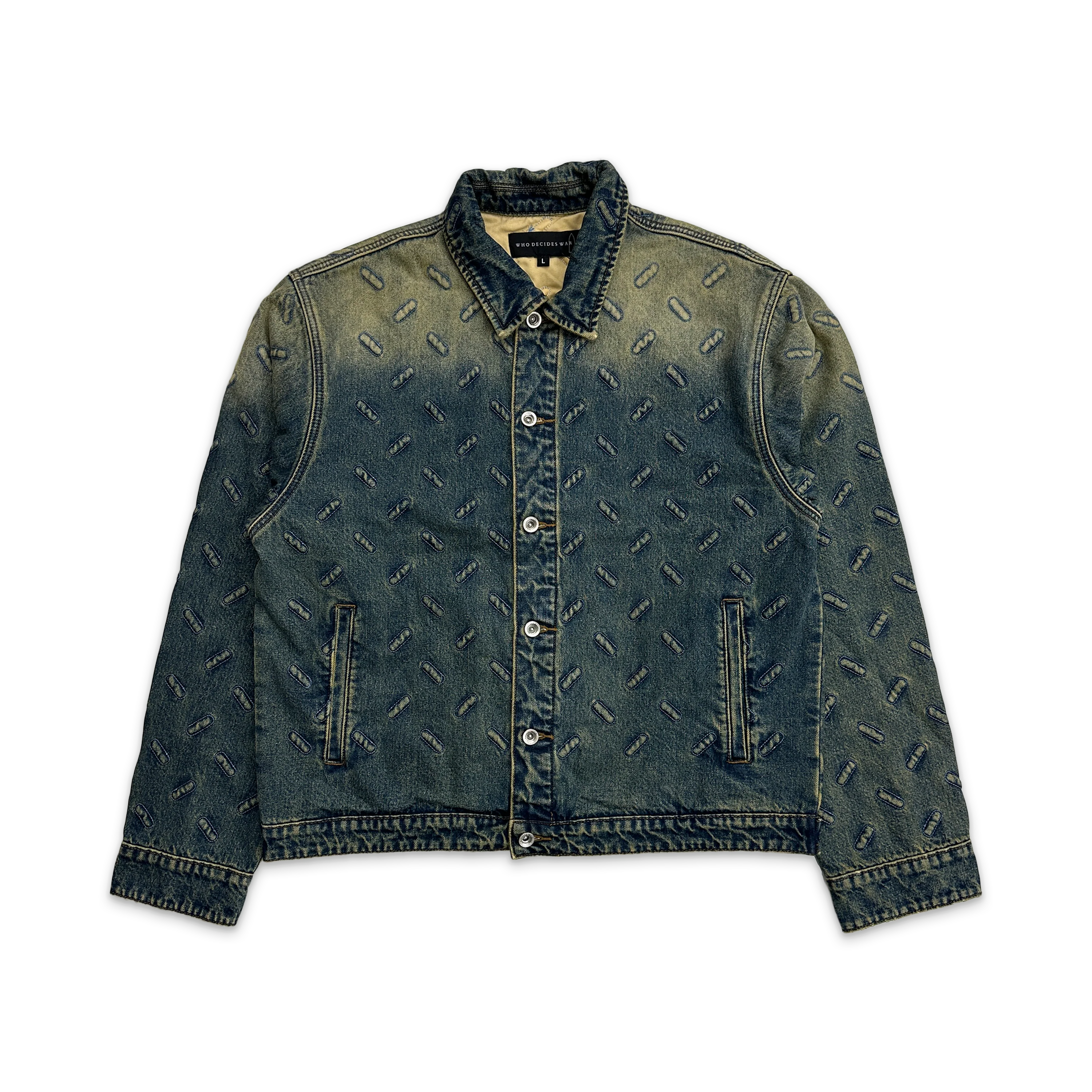 Thread Plate Trucker Jacket "Denim"