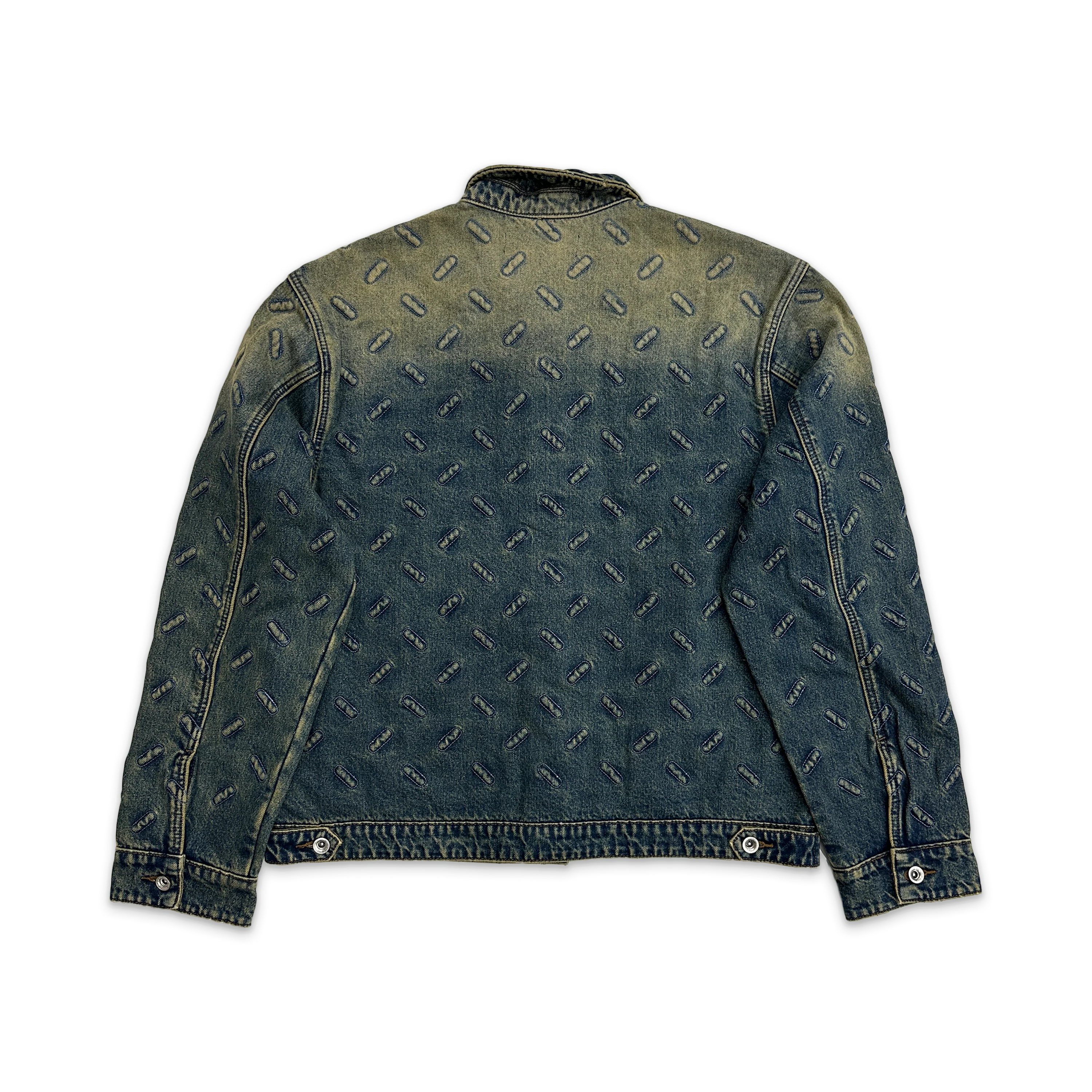 Thread Plate Trucker Jacket "Denim" - Image 2