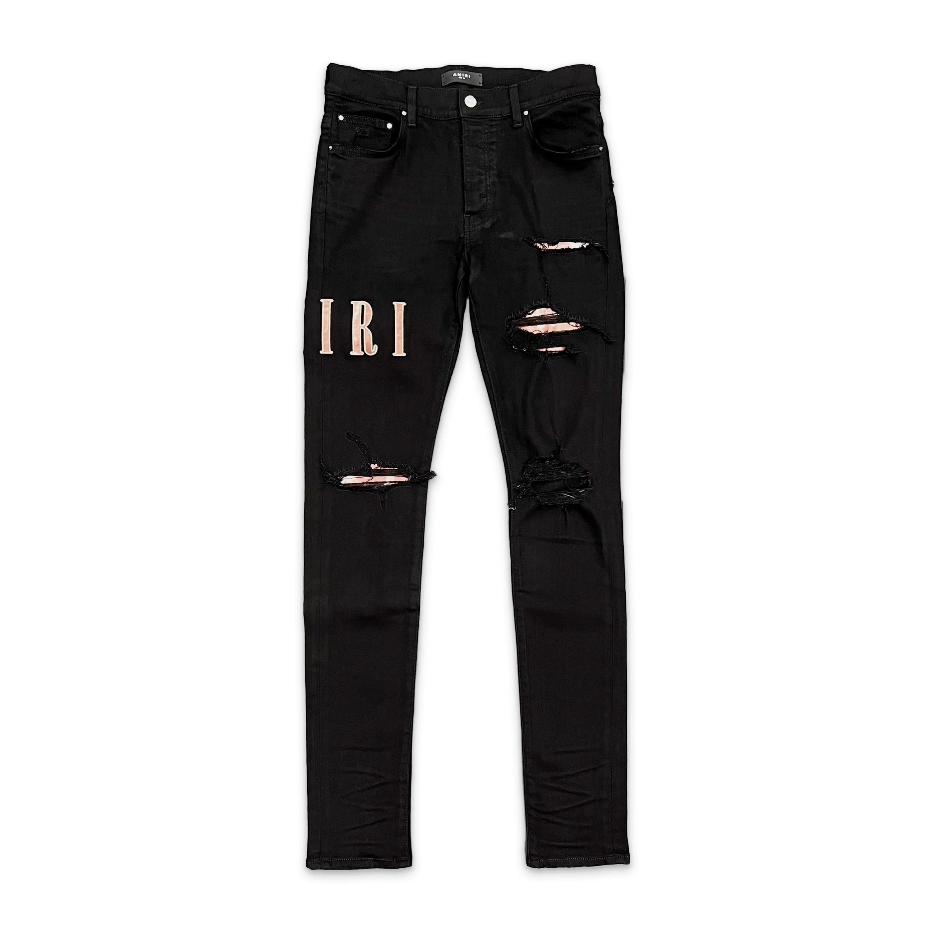 Tie Dye Core Logo Jeans "Black"