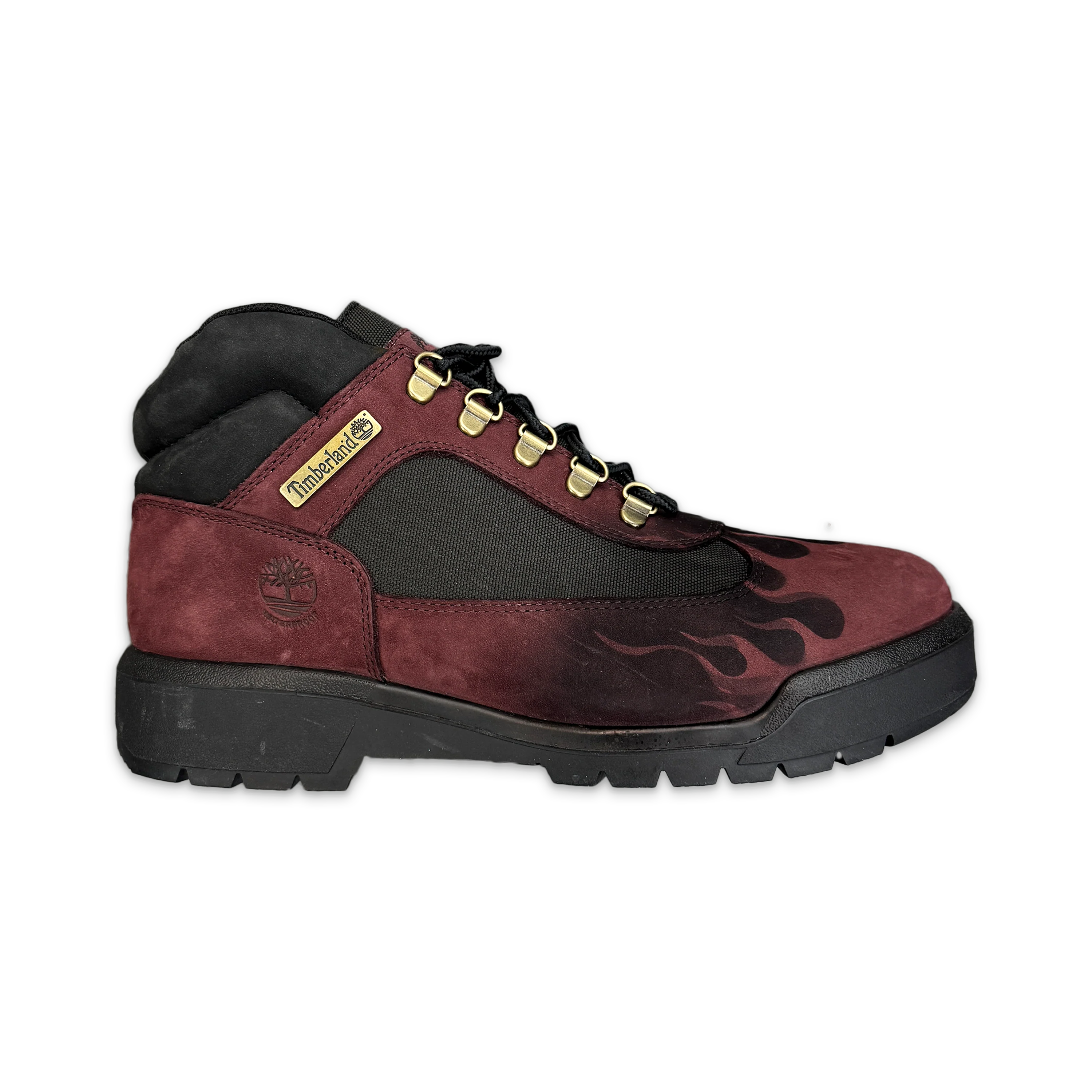 Timberland Field Boot "Burgundy Black Flames"