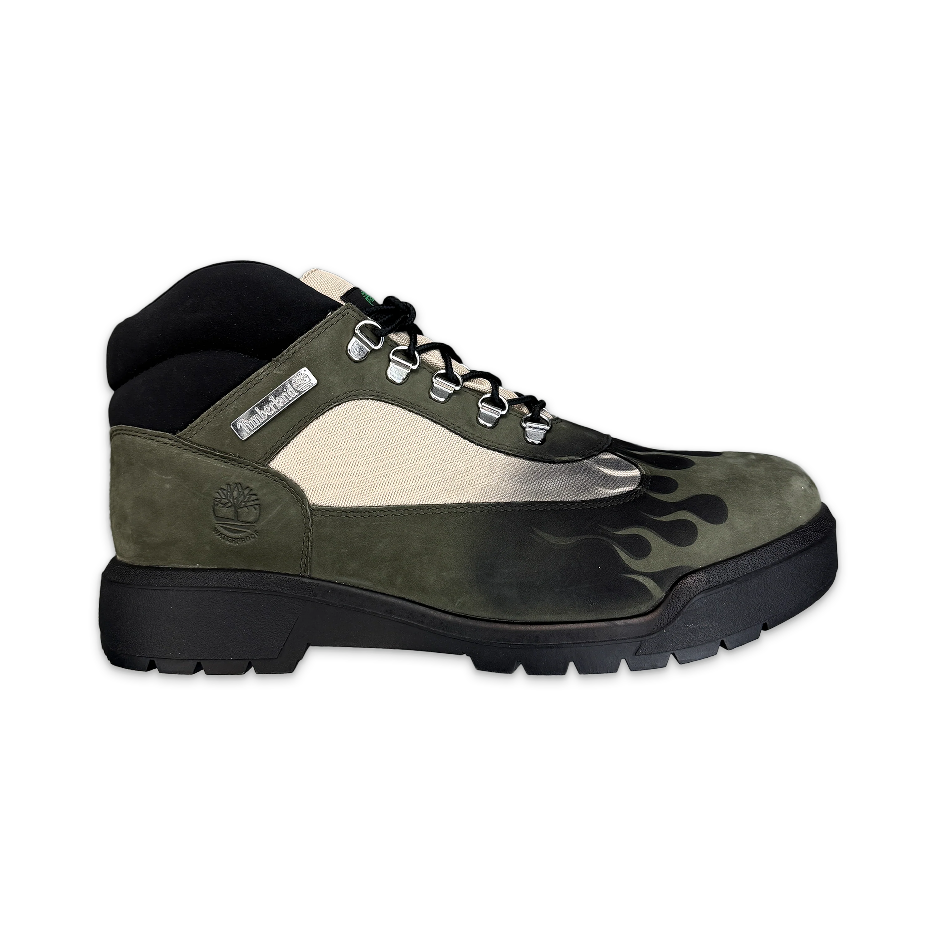 Timberland Field Boot "Green Black Flames"