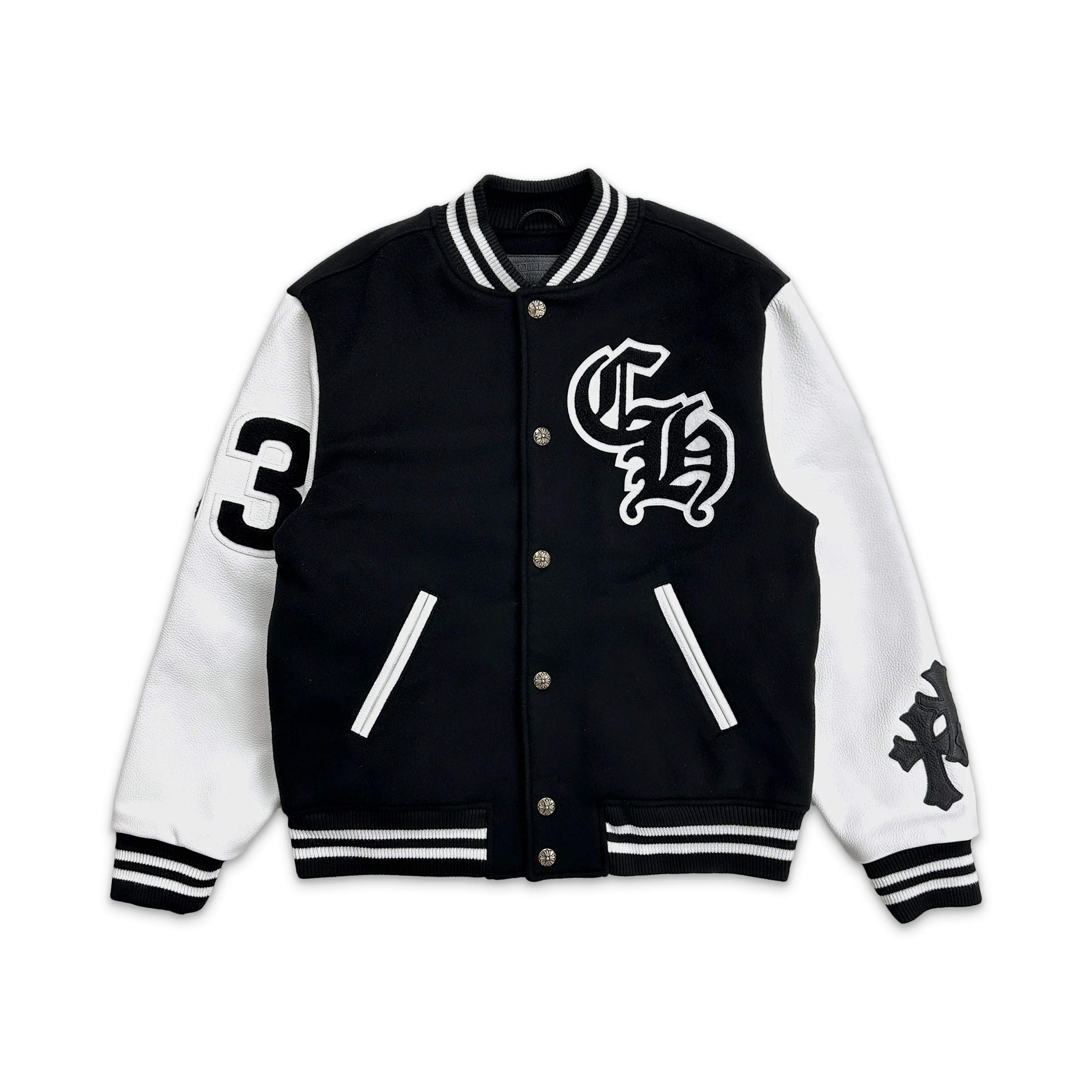 Timmy Varsity Jacket "Black"