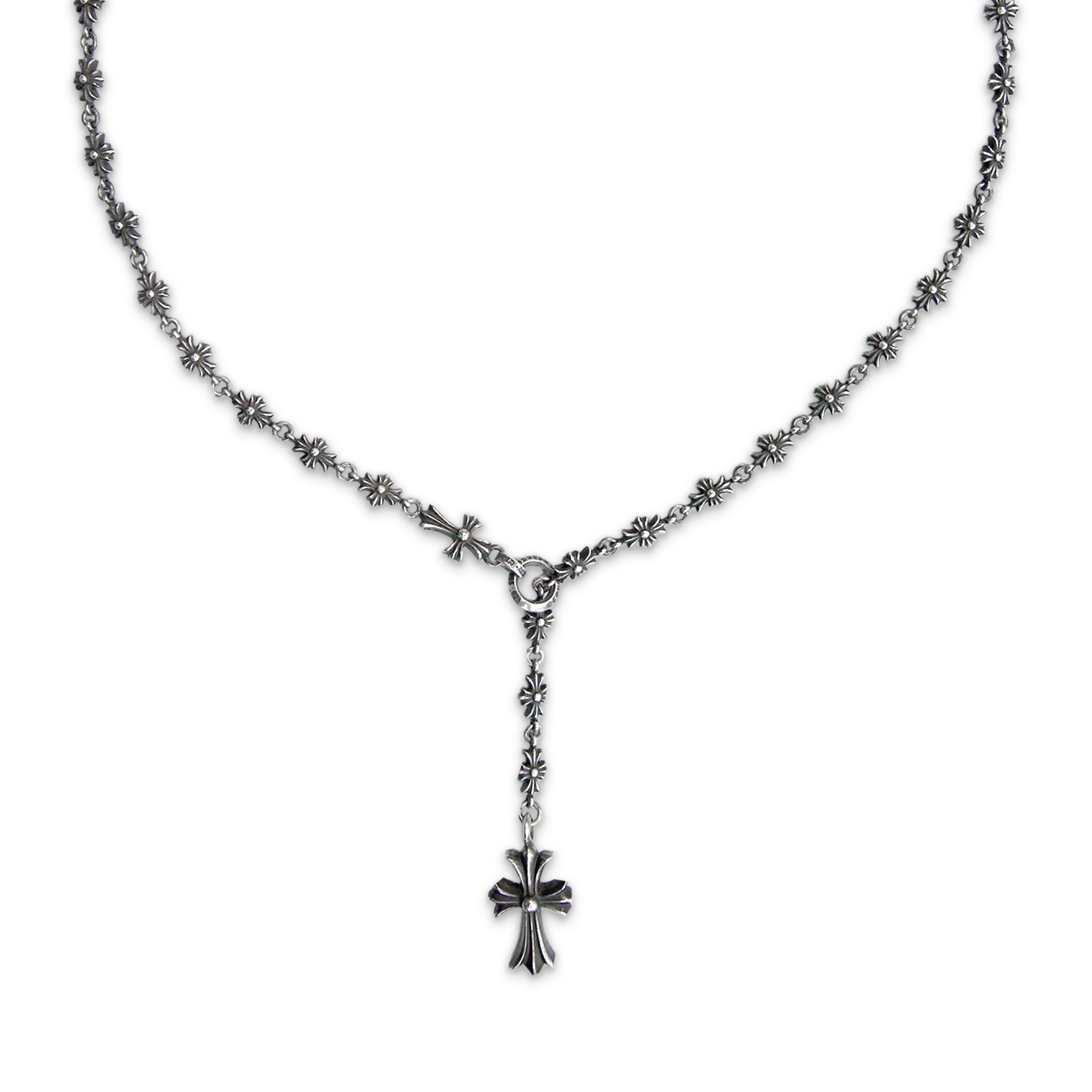 Tiny E Rosary Choke Chain - Image 2