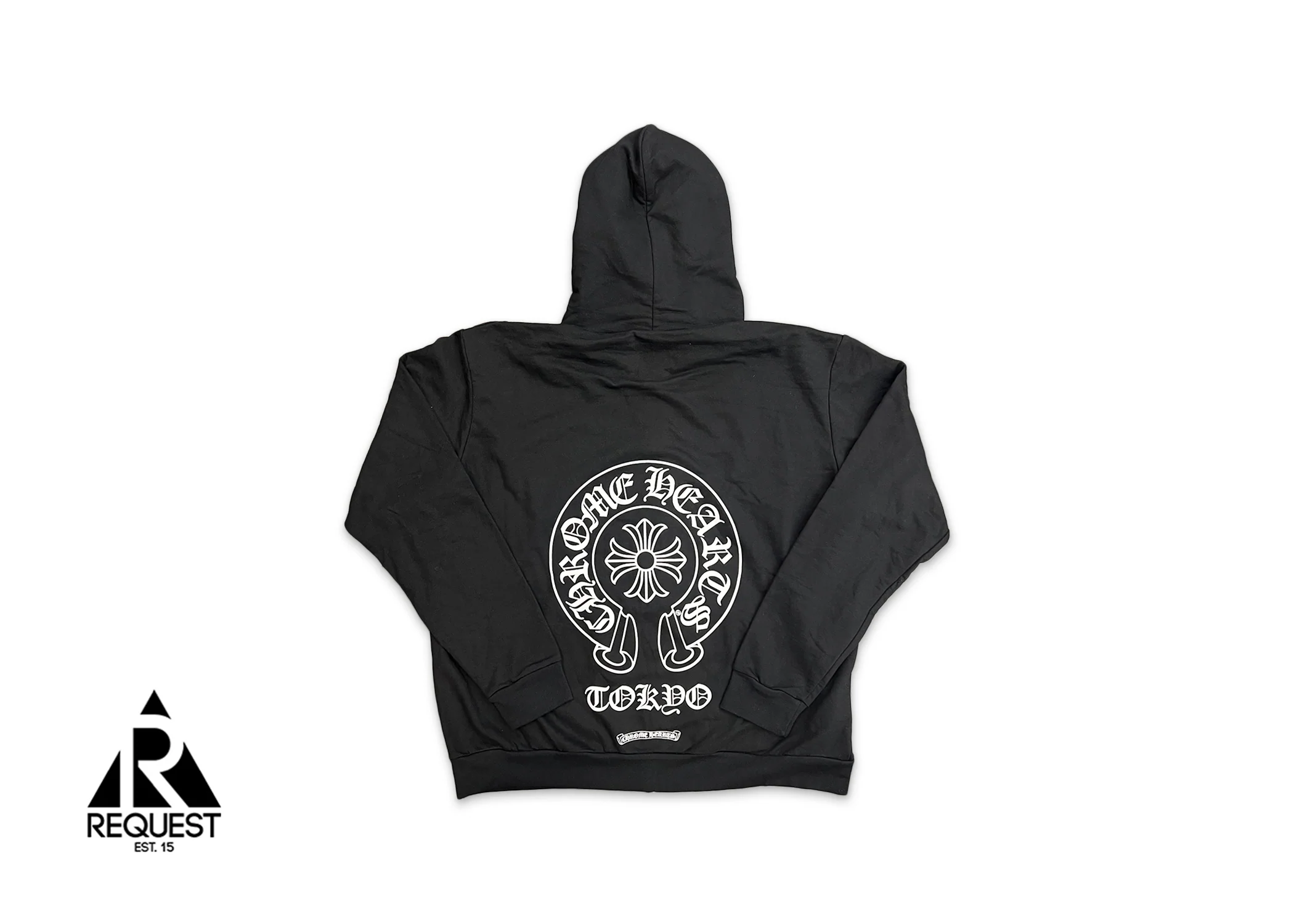 Tokyo Horseshoe Zip-Up Hoodie "Black" - Image 2