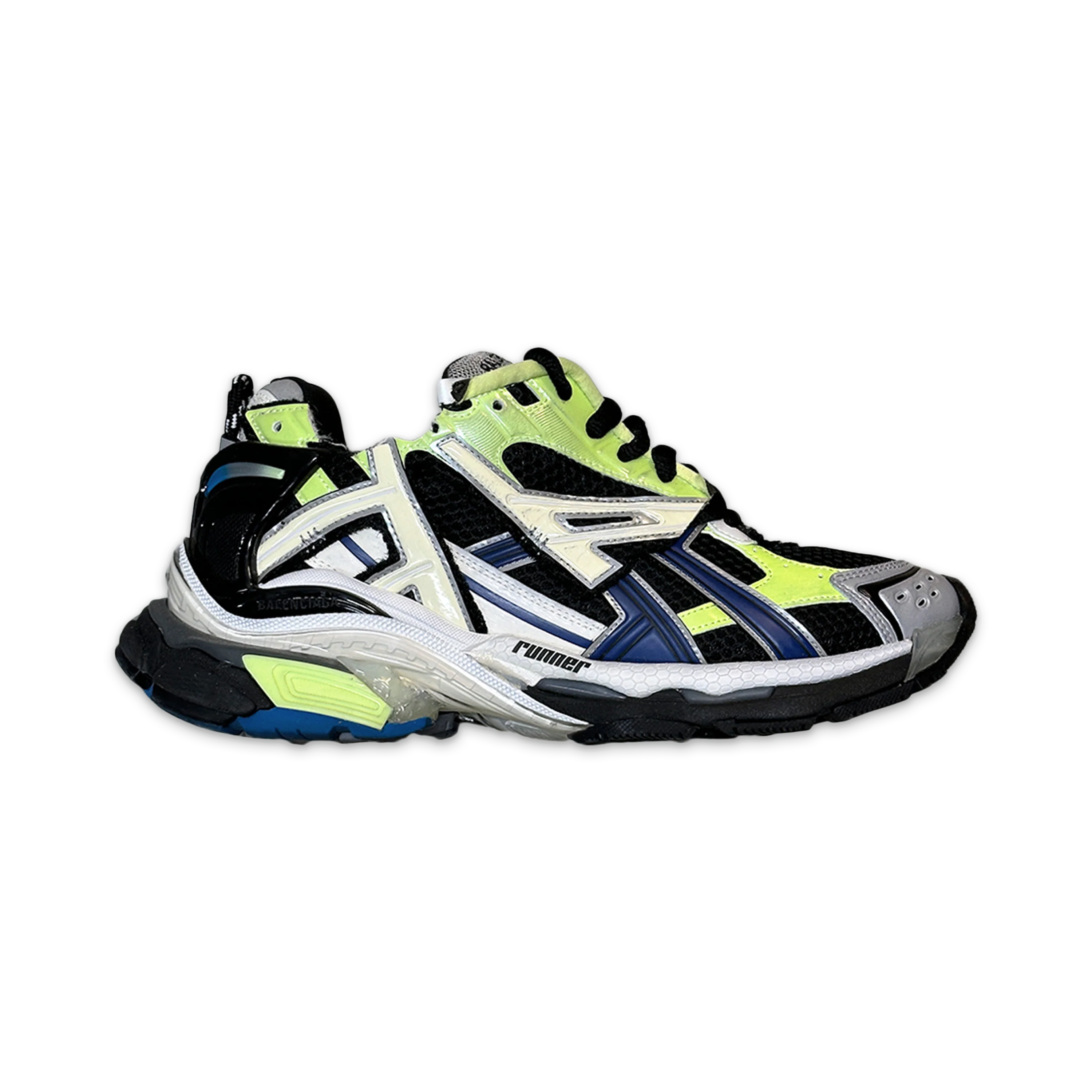 Track Mesh Runner “Multi Color Fluo Yellow"
