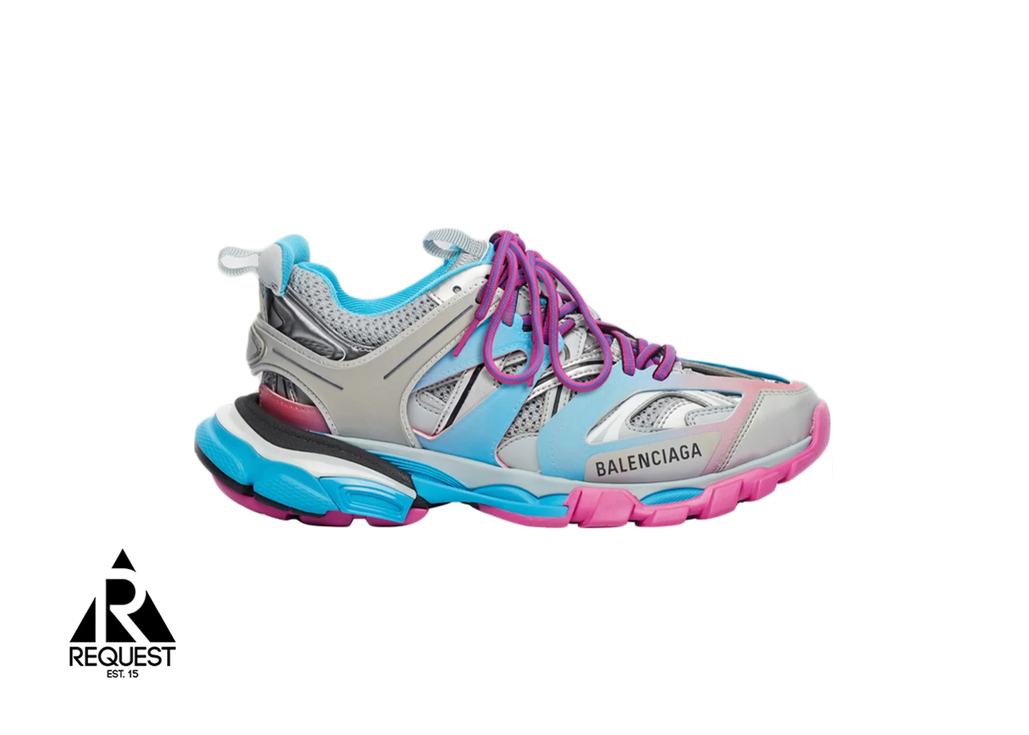 Track Runner “Blue Pink & Grey